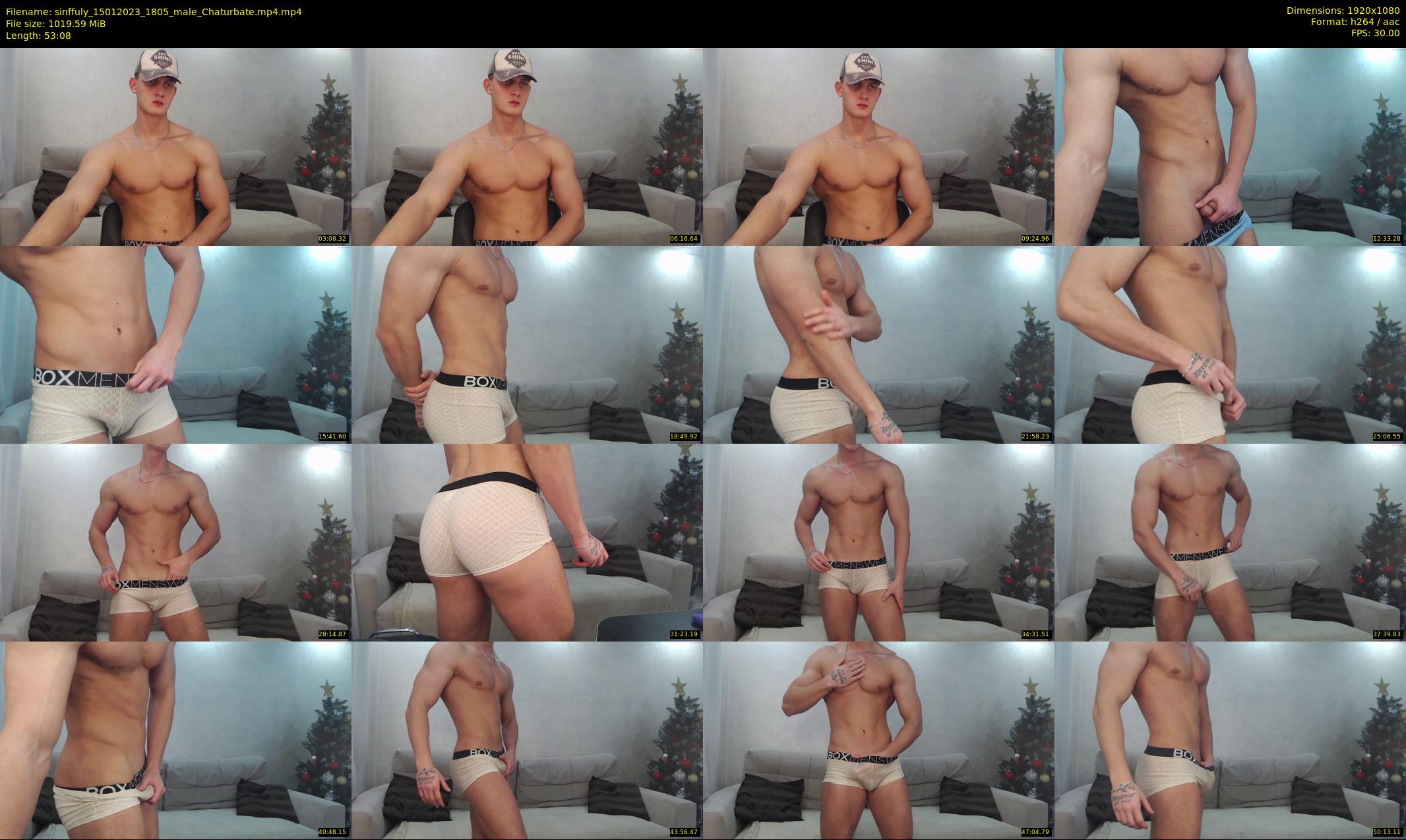 sinffuly — 54 minute Chaturbate male cam show recording, 1080p, Jan 15, 2023