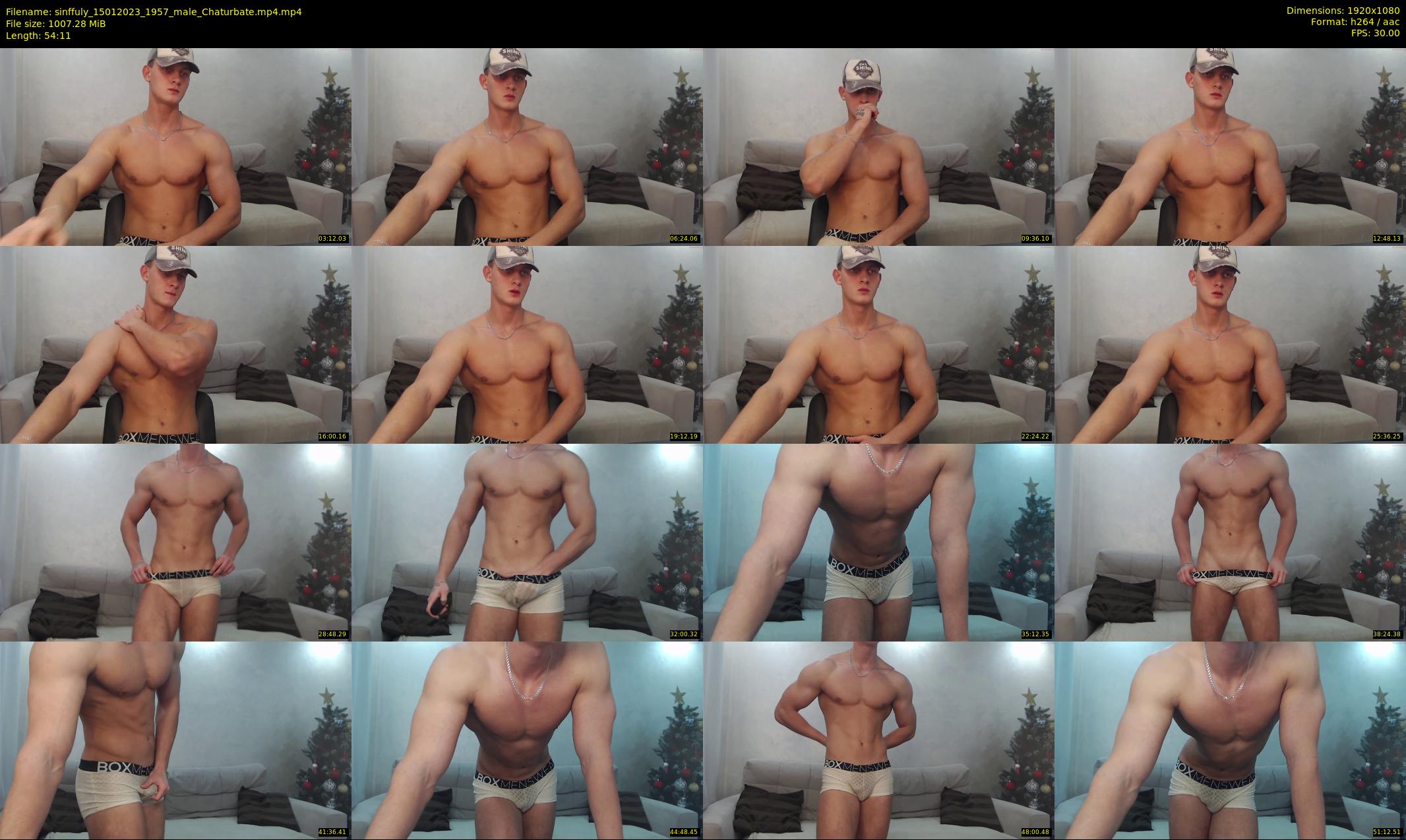 sinffuly — 55 minute Chaturbate male cam show recording, 1080p, Jan 15, 2023