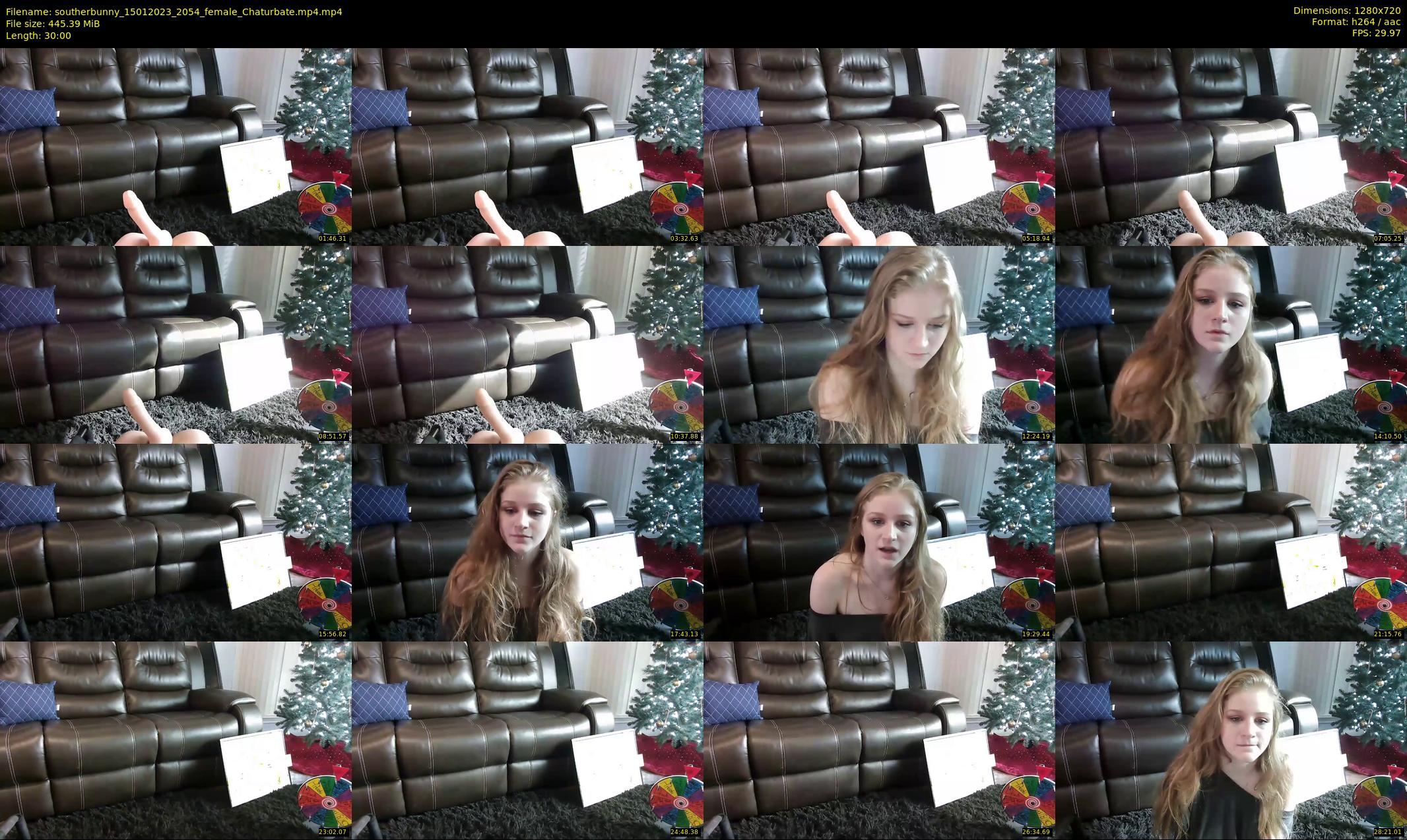 southerbunny — 30 minute Chaturbate female cam show recording, 720p, Jan 15, 2023