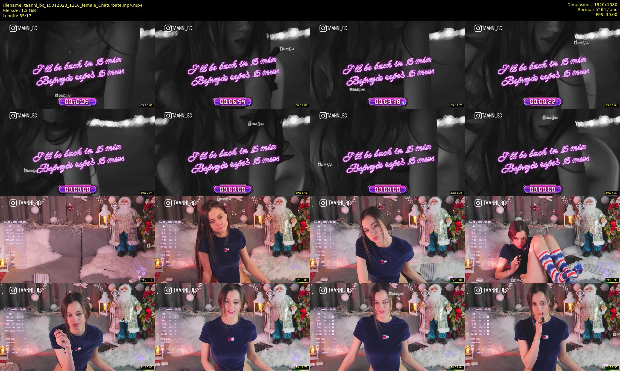 taanni_bc — 56 minute Chaturbate female cam show recording, 1080p, Jan 15, 2023