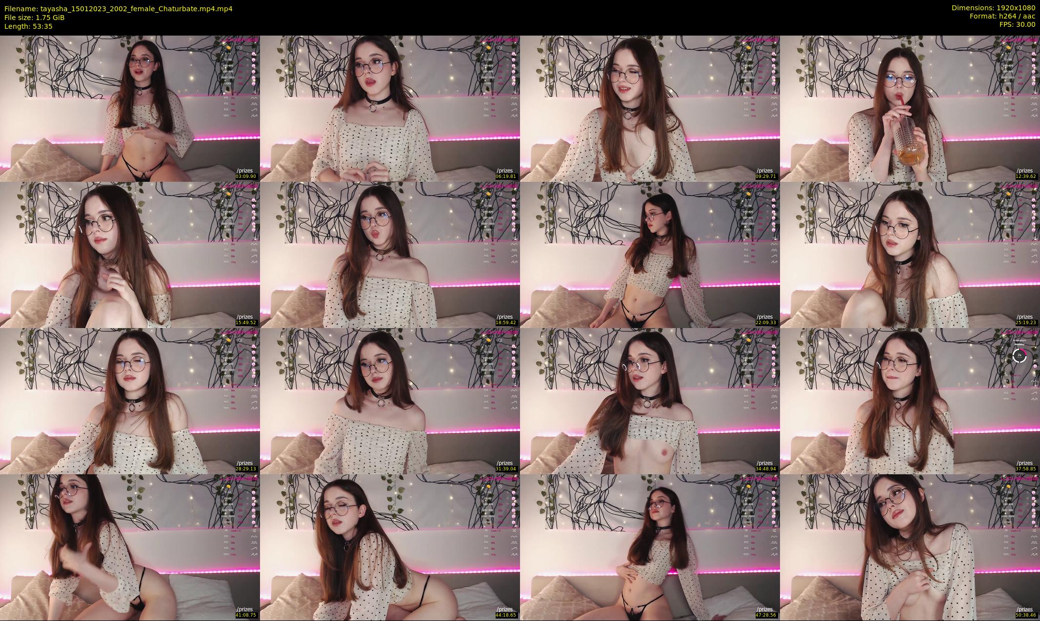 tayasha — 54 minute Chaturbate female cam show recording, 1080p, Jan 15, 2023