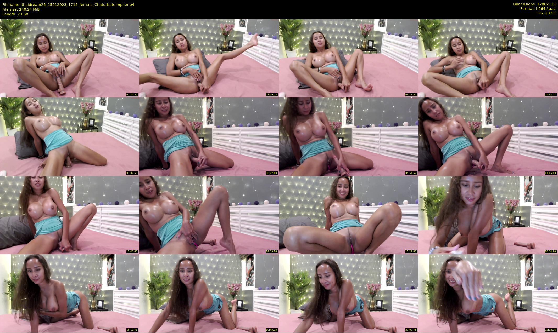 thaidream25 — 24 minute Chaturbate female cam show recording, 720p, Jan 15, 2023