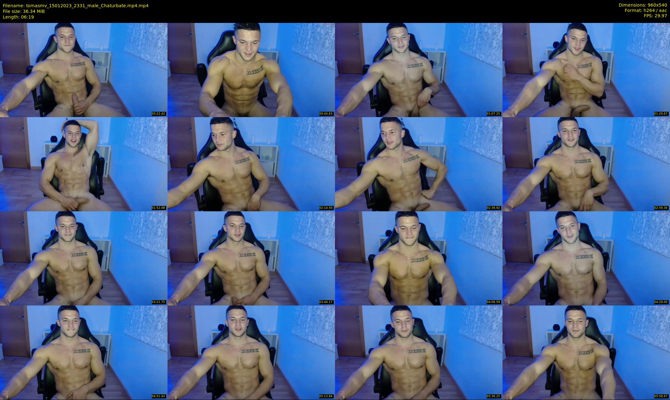 tomasmv — 7 minute Chaturbate male cam show recording, 480p, Jan 15, 2023
