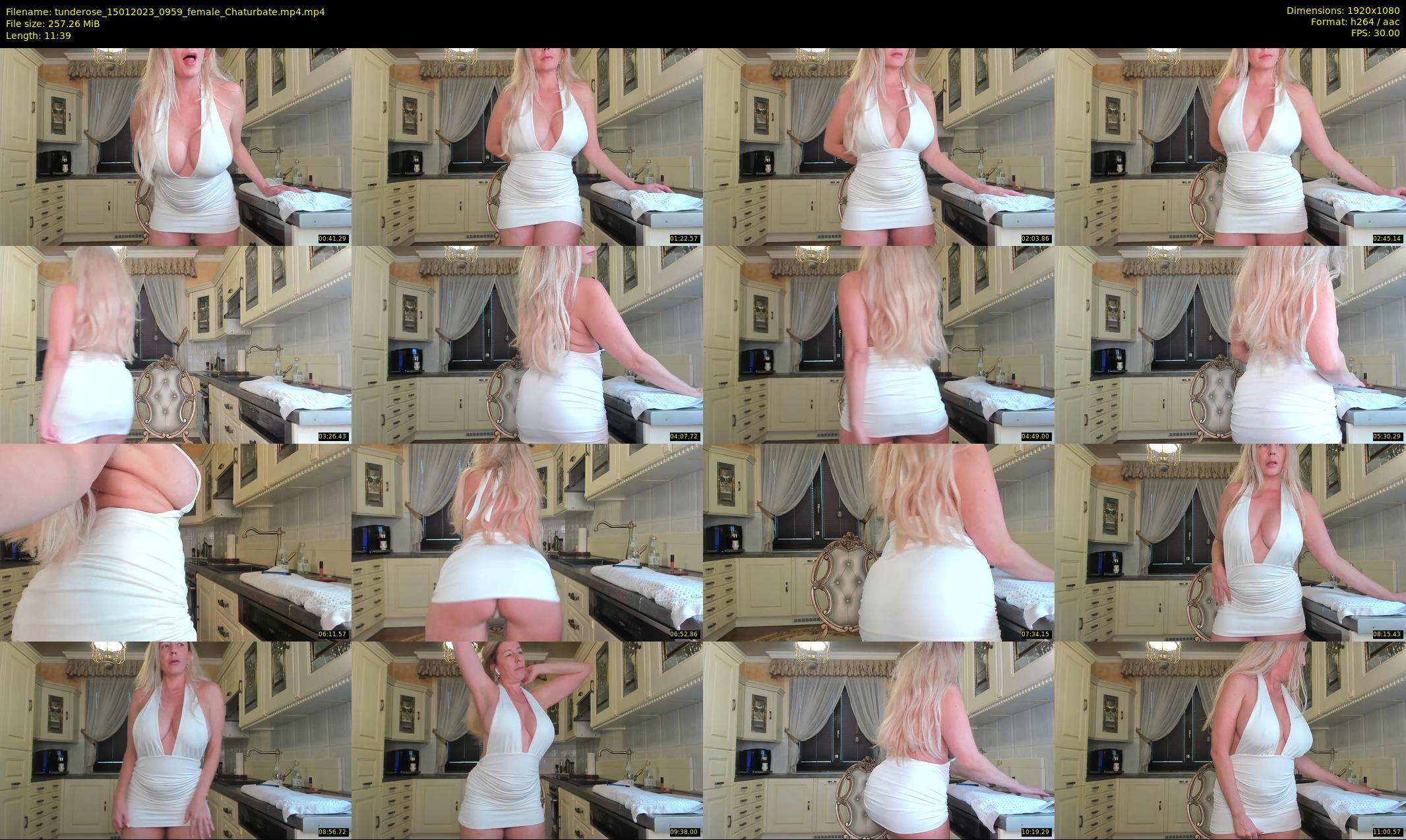 tunderose — 12 minute Chaturbate female cam show recording, 1080p, Jan 15, 2023