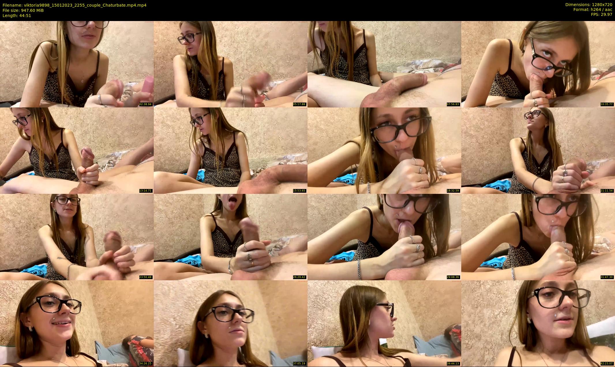 viktoria9898 — 45 minute Chaturbate couple cam show recording, 720p, Jan 15, 2023
