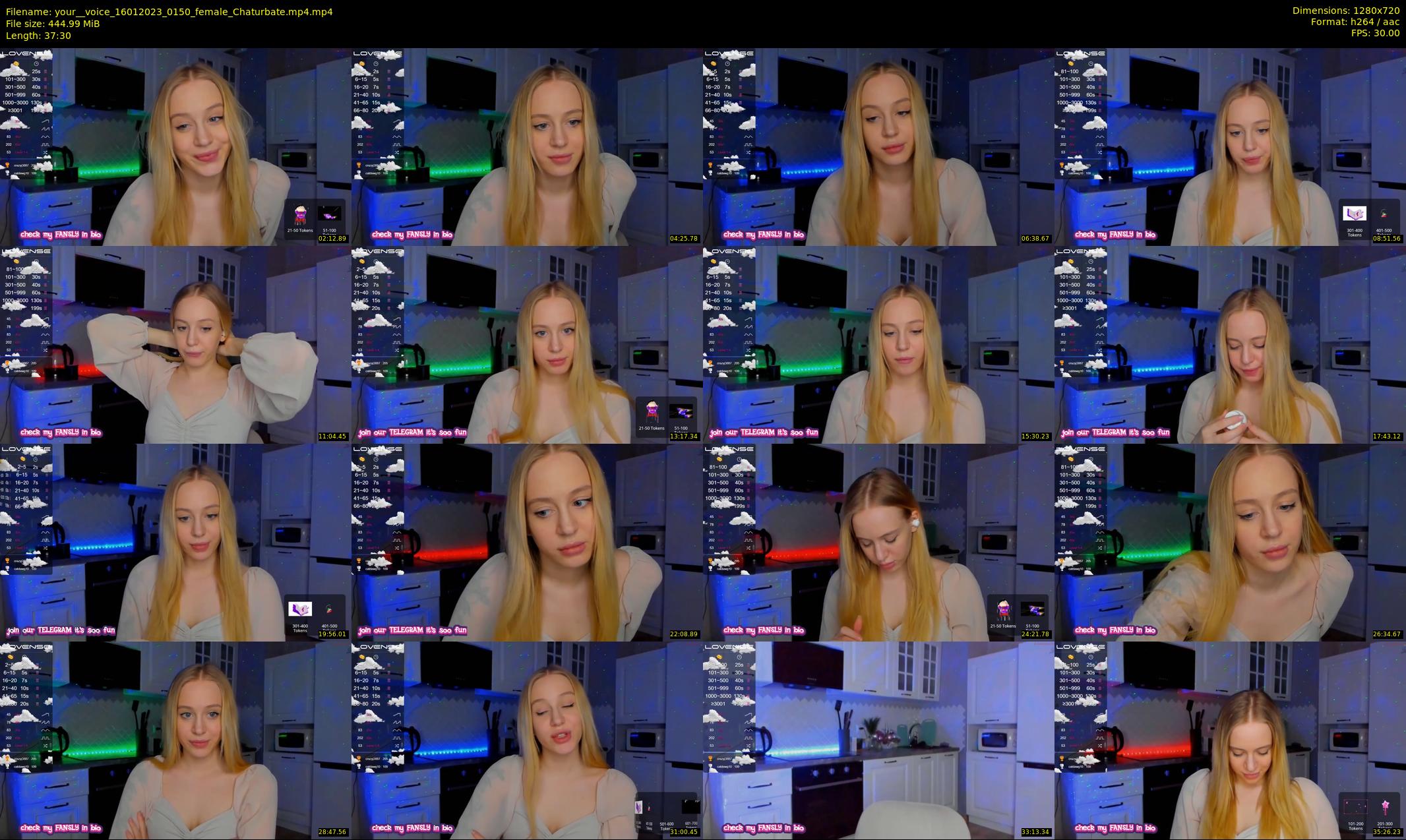 your__voice — 38 minute Chaturbate female cam show recording, 720p, Jan 16, 2023