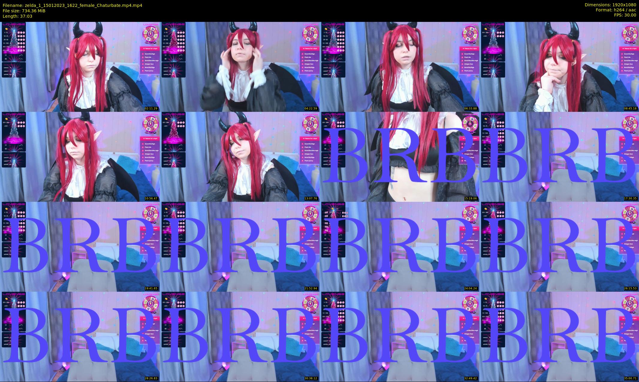 zelda_1 — 38 minute Chaturbate female cam show recording, 1080p, Jan 15, 2023