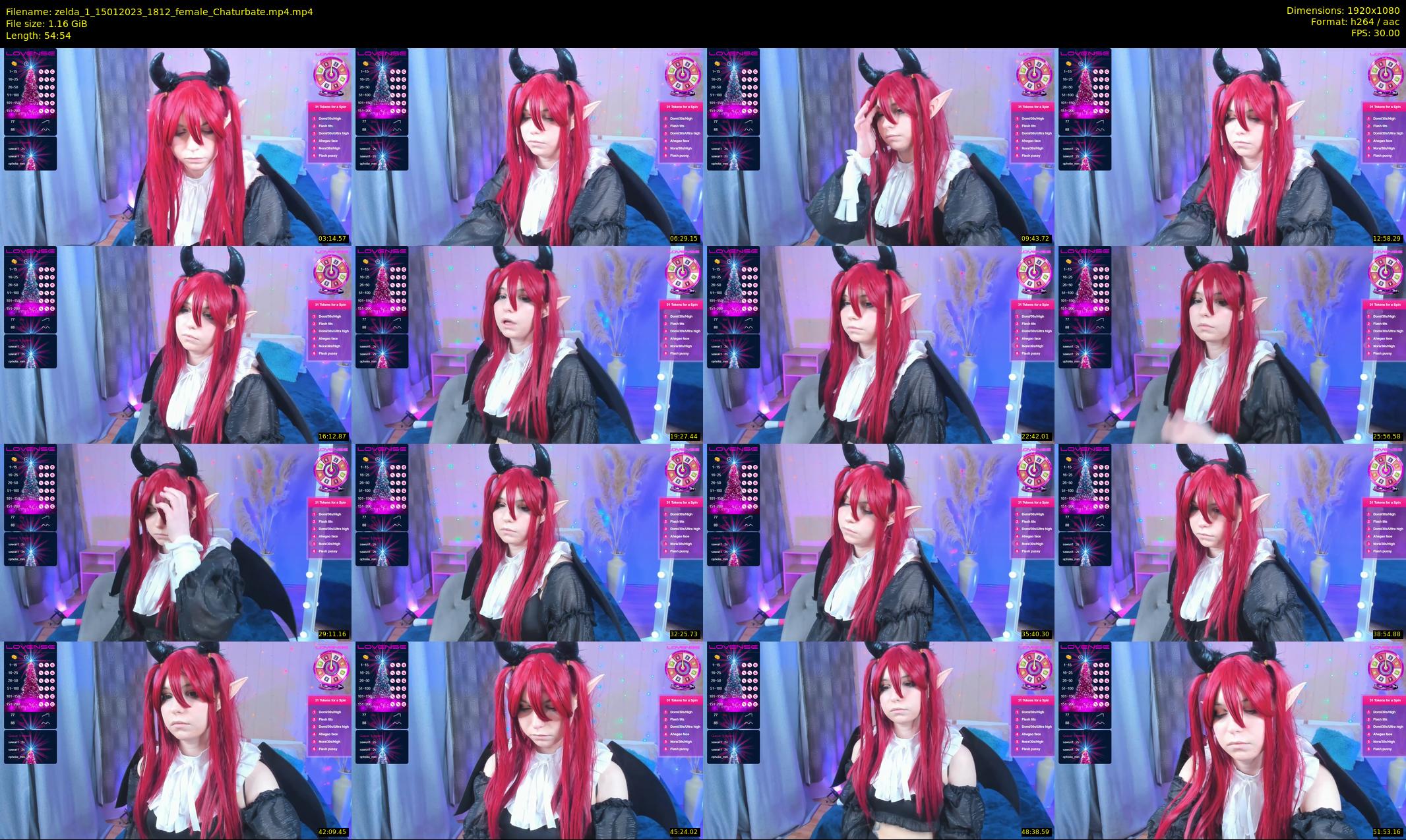 zelda_1 — 55 minute Chaturbate female cam show recording, 1080p, Jan 15, 2023