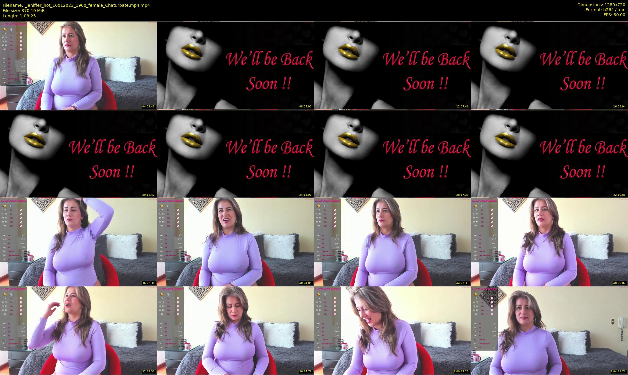 _jeniffer_hot — 69 minute Chaturbate female cam show recording, 720p, Jan 16, 2023
