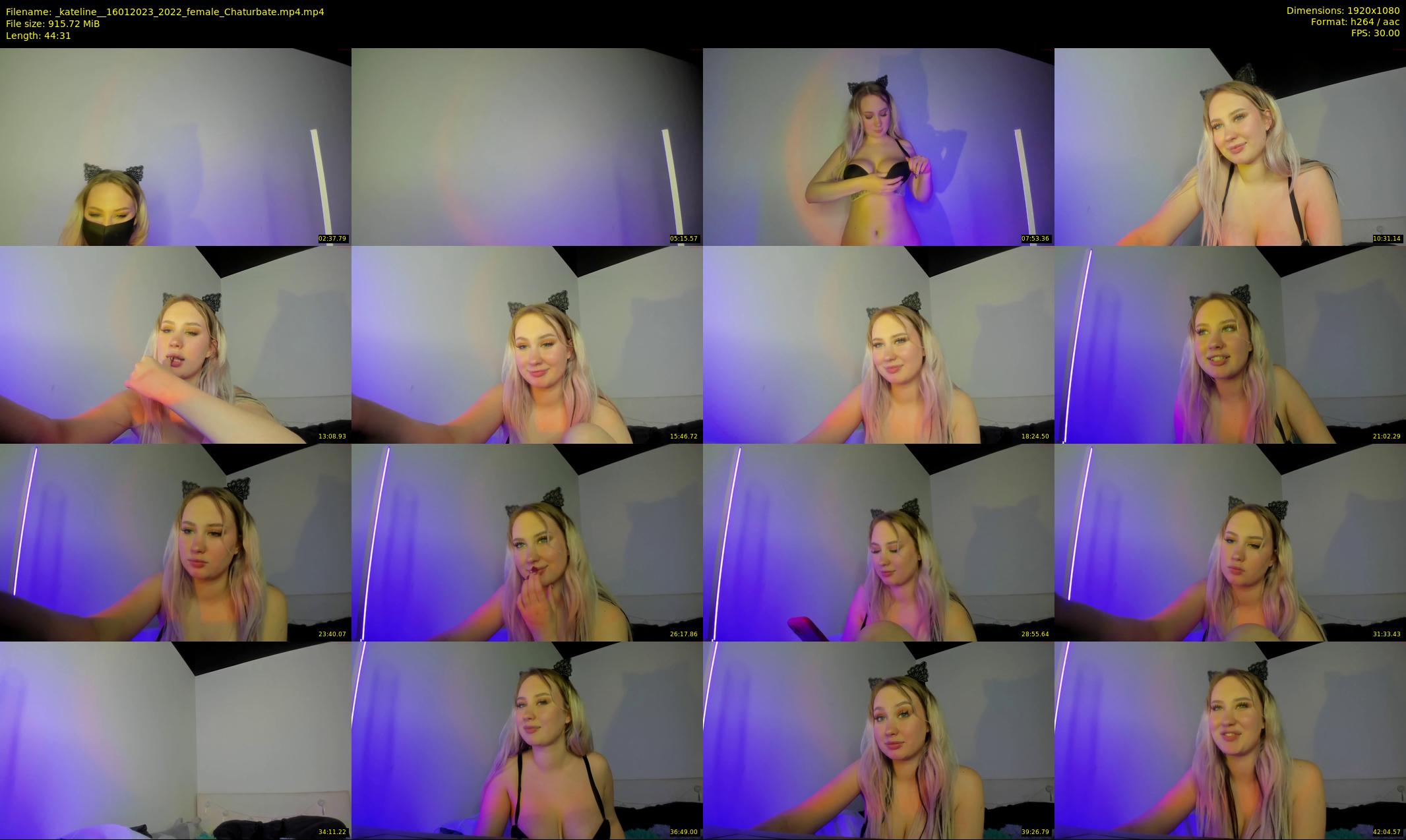 _kateline_ — 45 minute Chaturbate female cam show recording, 1080p, Jan 16, 2023