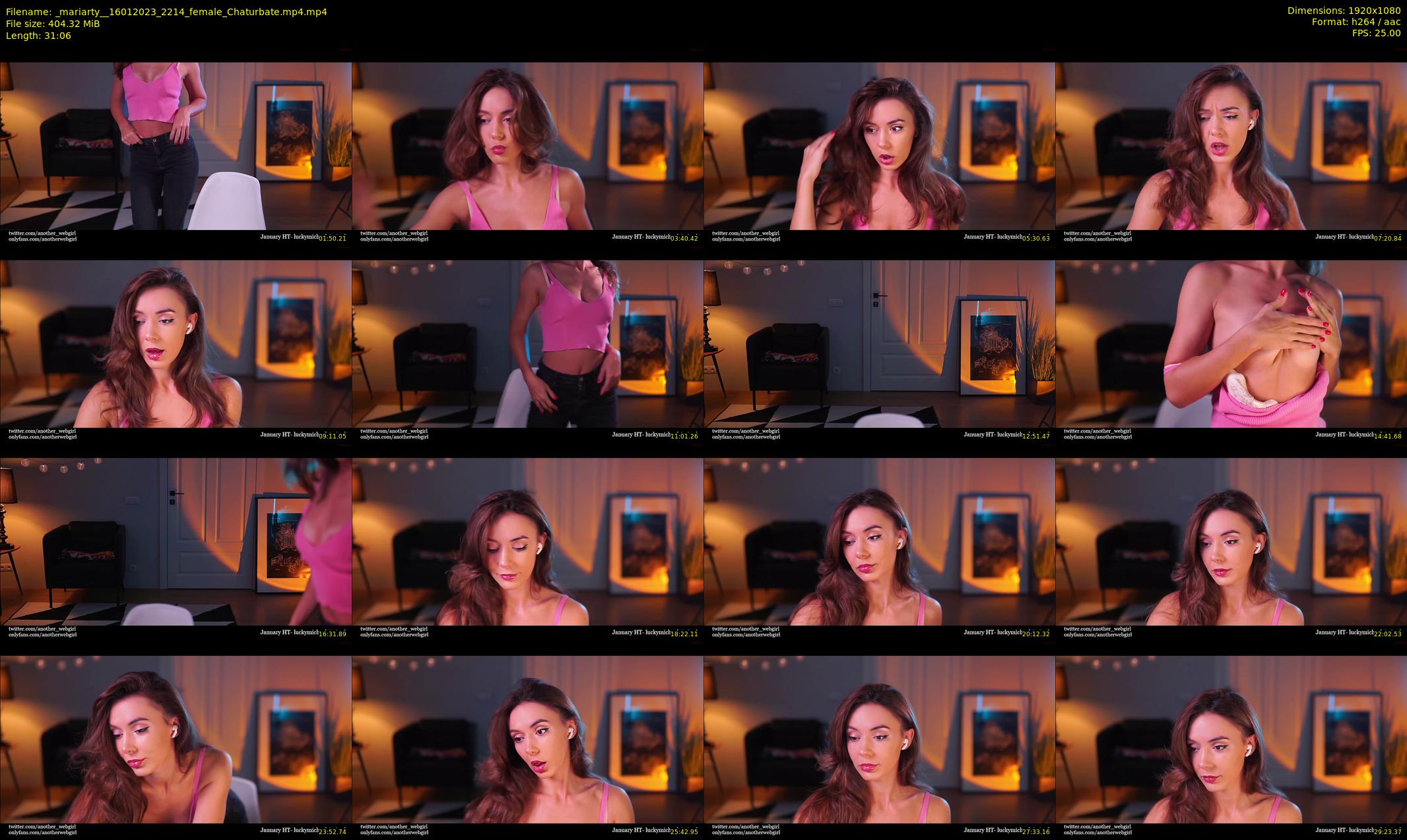 _mariarty_ — 32 minute Chaturbate female cam show recording, 1080p, Jan 16, 2023