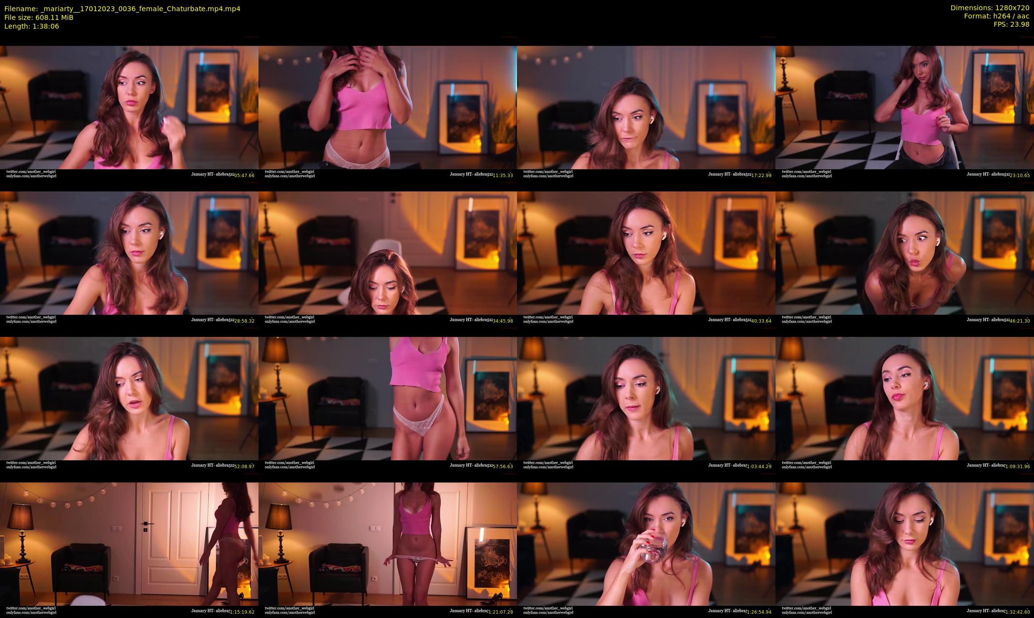 _mariarty_ — 99 minute Chaturbate female cam show recording, 720p, Jan 17, 2023