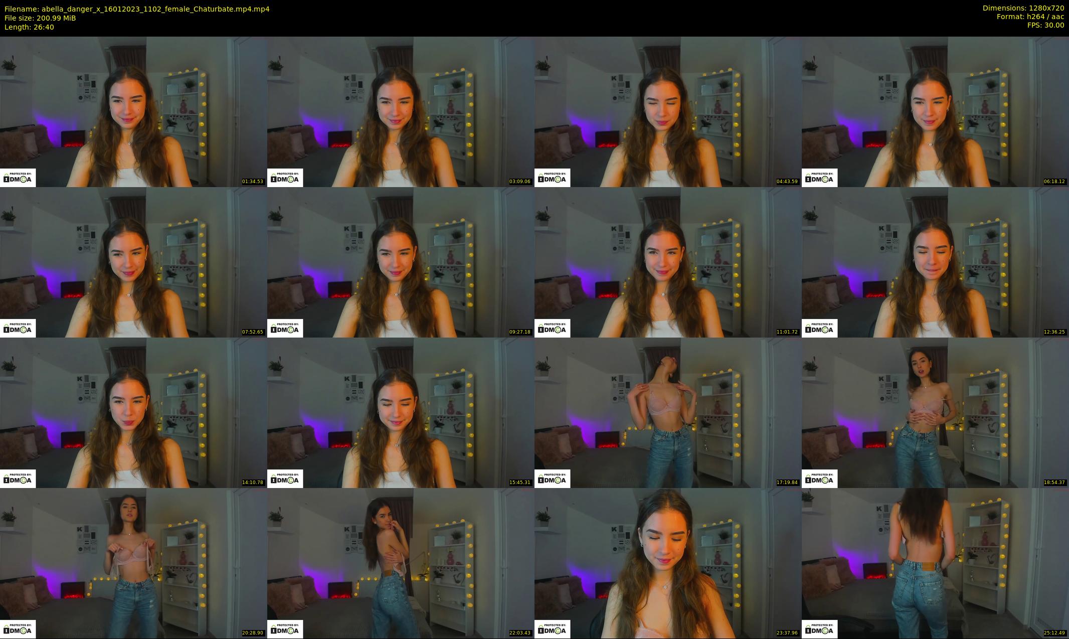 abella_danger_x — 27 minute Chaturbate female cam show recording, 720p, Jan 16, 2023