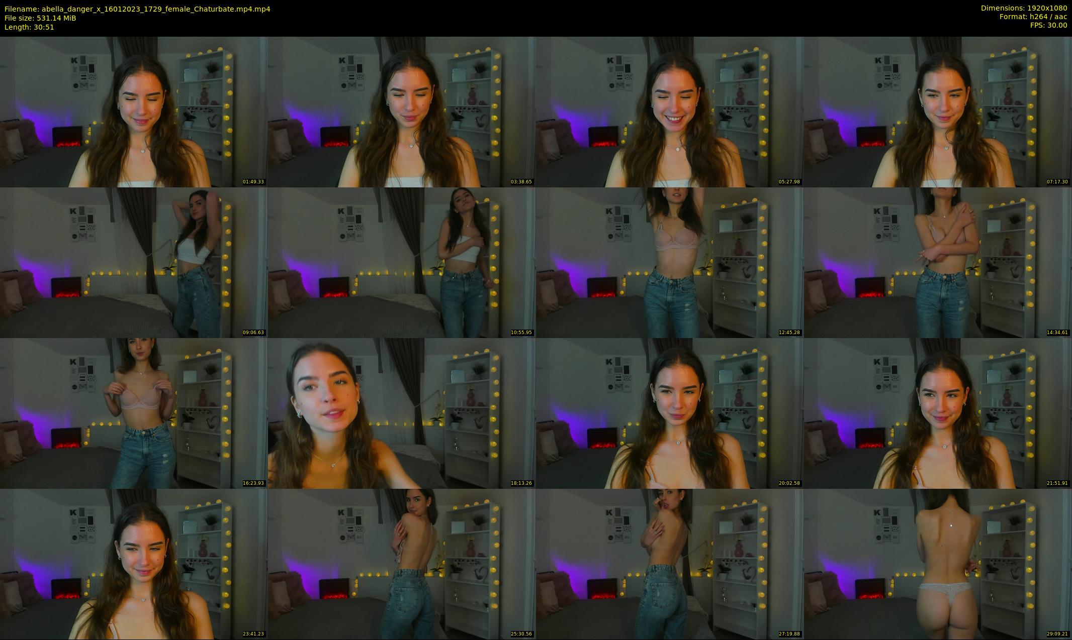 abella_danger_x — 31 minute Chaturbate female cam show recording, 1080p, Jan 16, 2023
