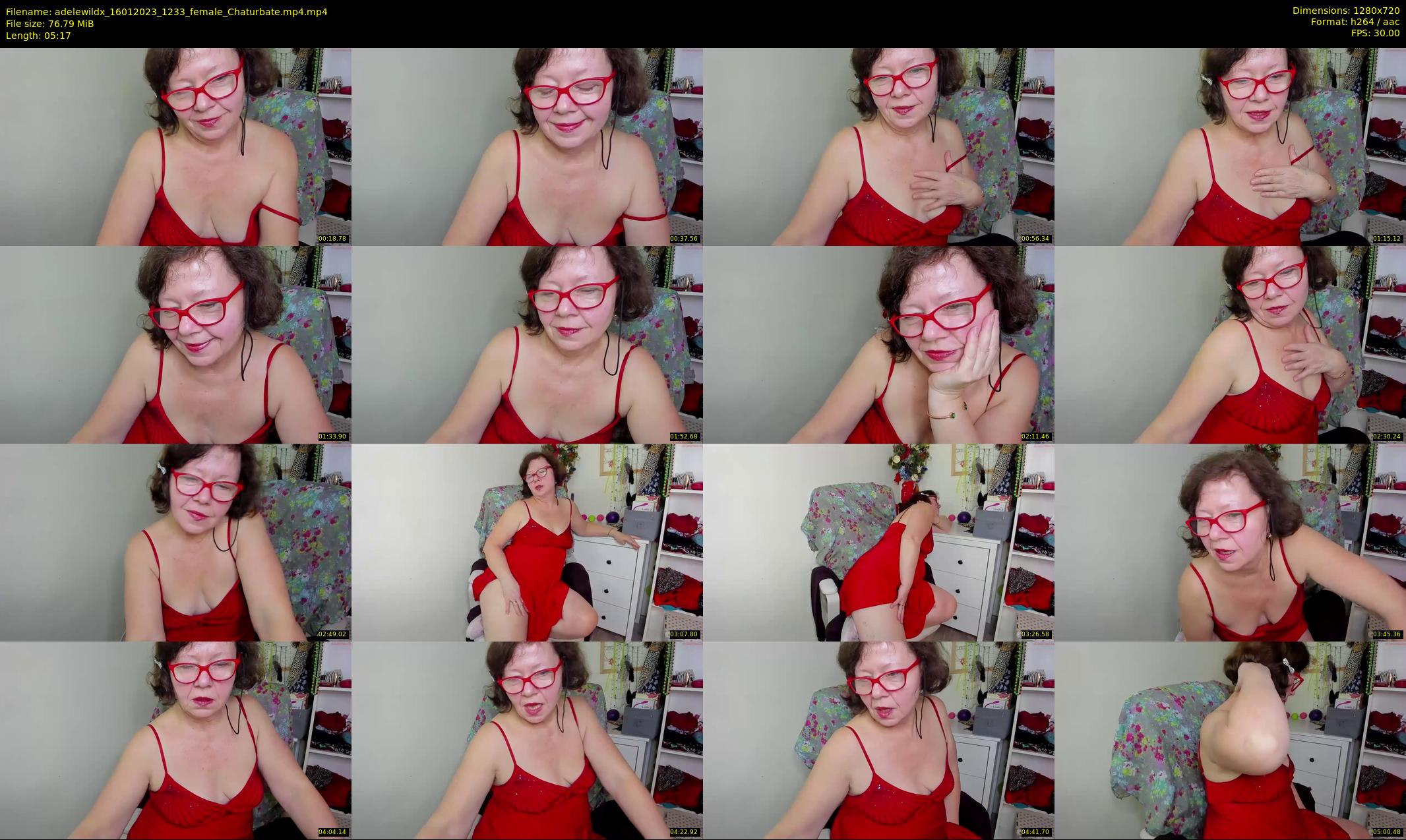adelewildx — 6 minute Chaturbate female cam show recording, 720p, Jan 16, 2023