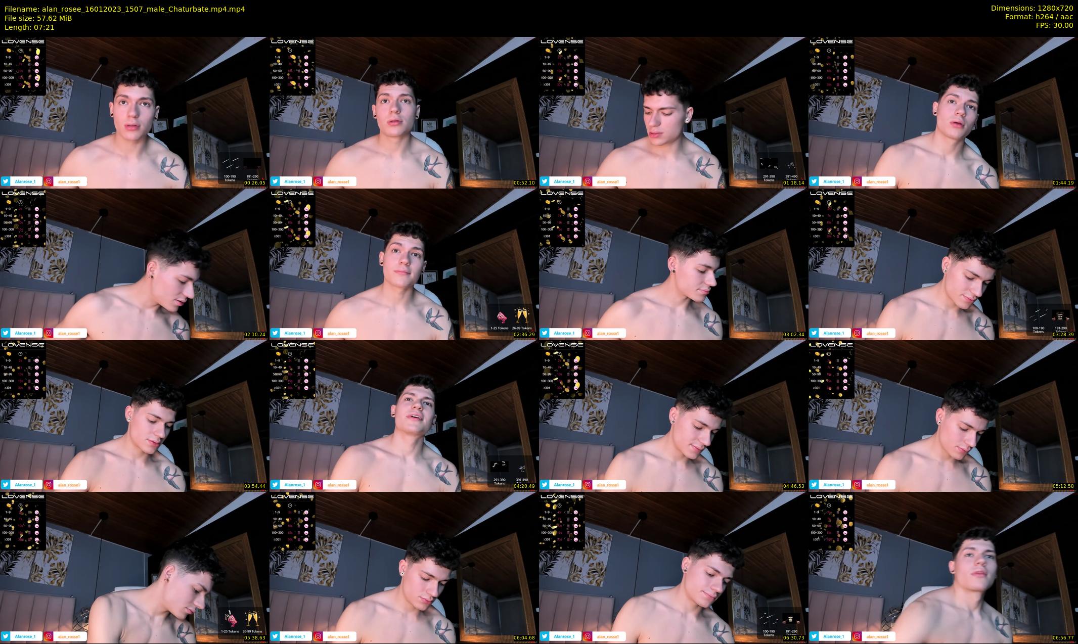alan_rosee — 8 minute Chaturbate male cam show recording, 720p, Jan 16, 2023