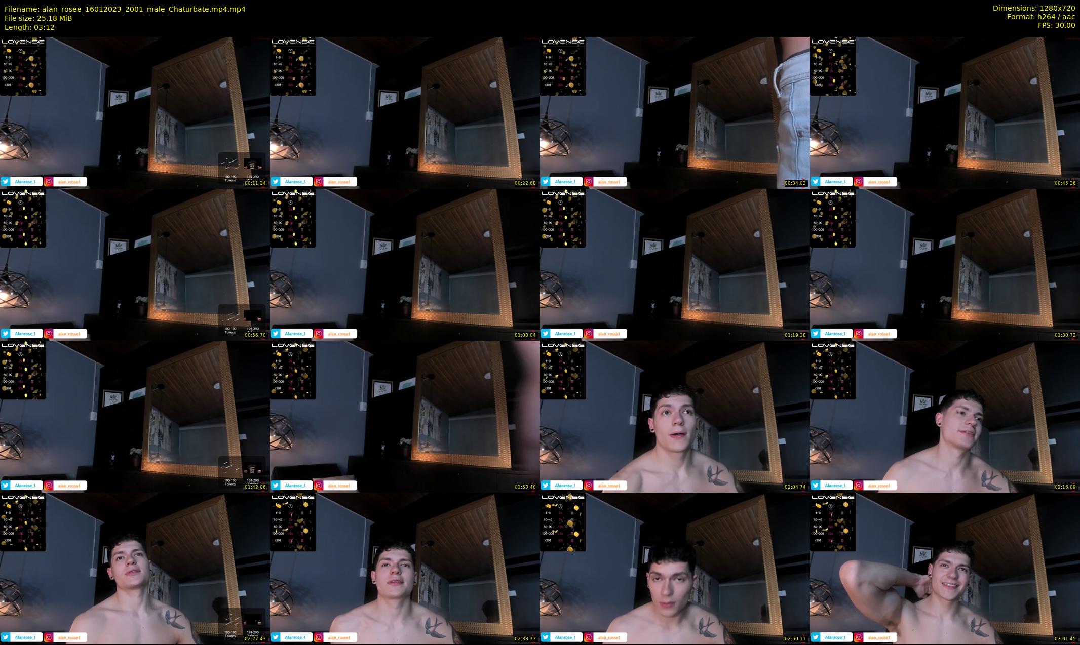 alan_rosee — 4 minute Chaturbate male cam show recording, 720p, Jan 16, 2023
