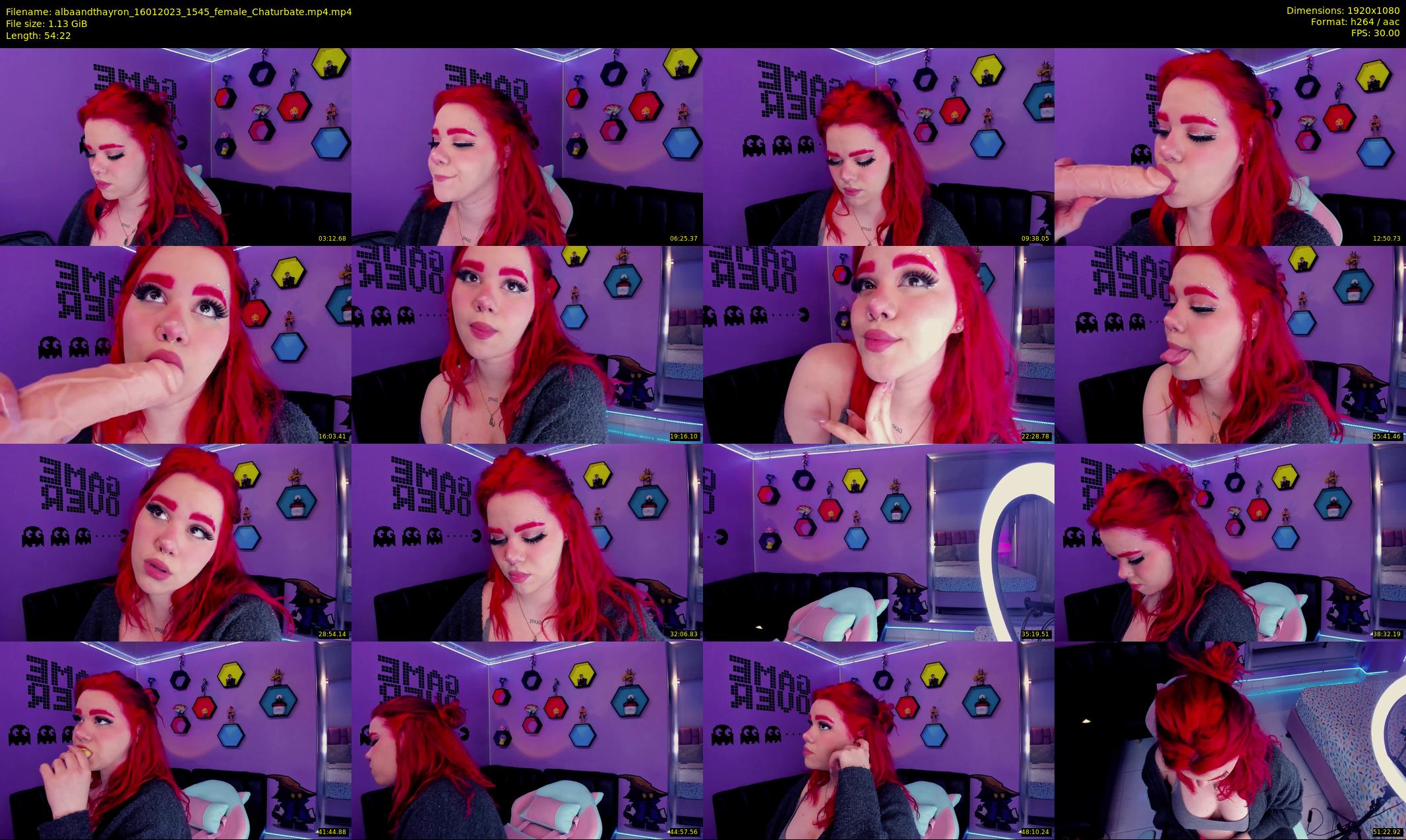 albaandthayron — 55 minute Chaturbate couple cam show recording, 1080p, Jan 16, 2023