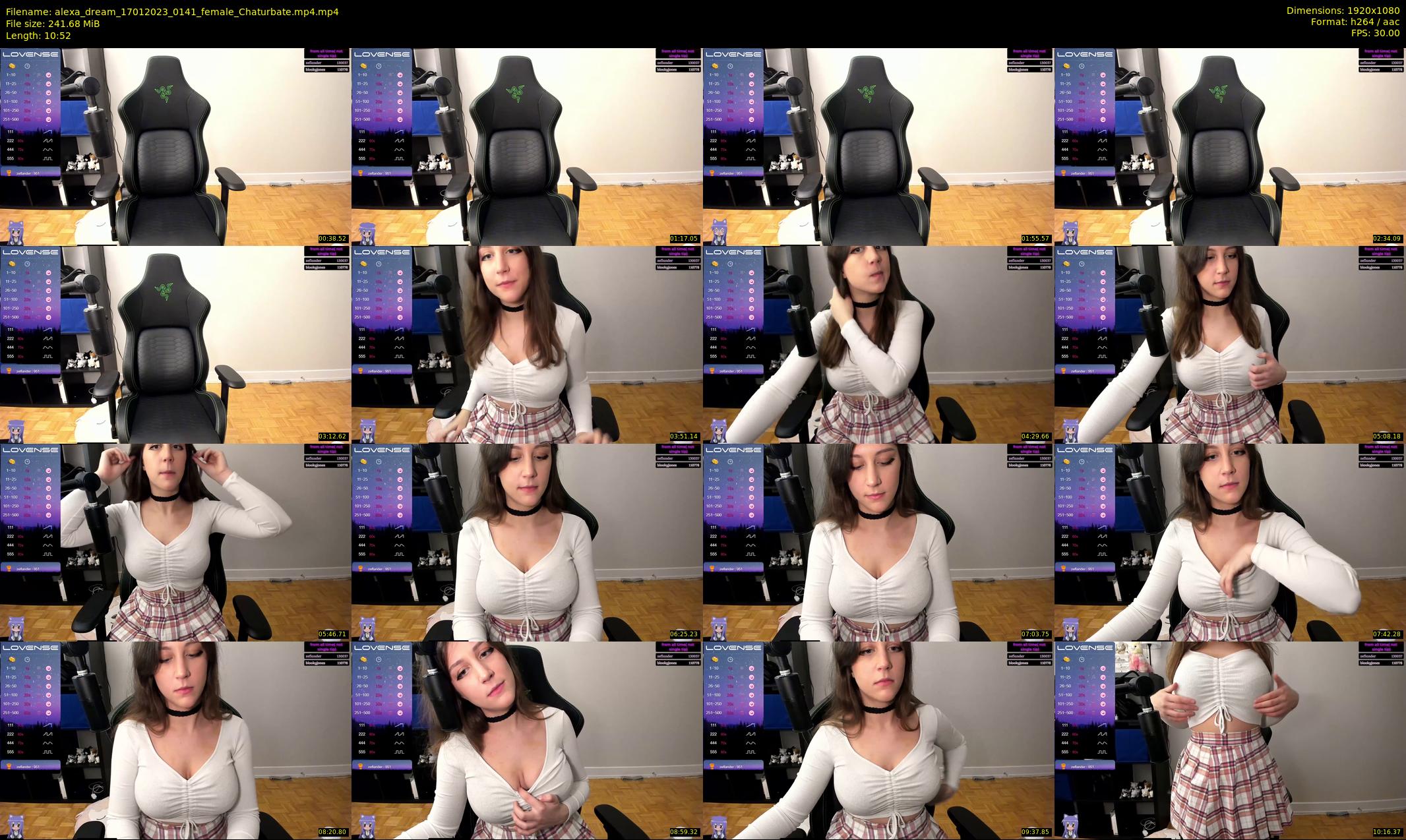alexa_dream — 11 minute Chaturbate female cam show recording, 1080p, Jan 17, 2023