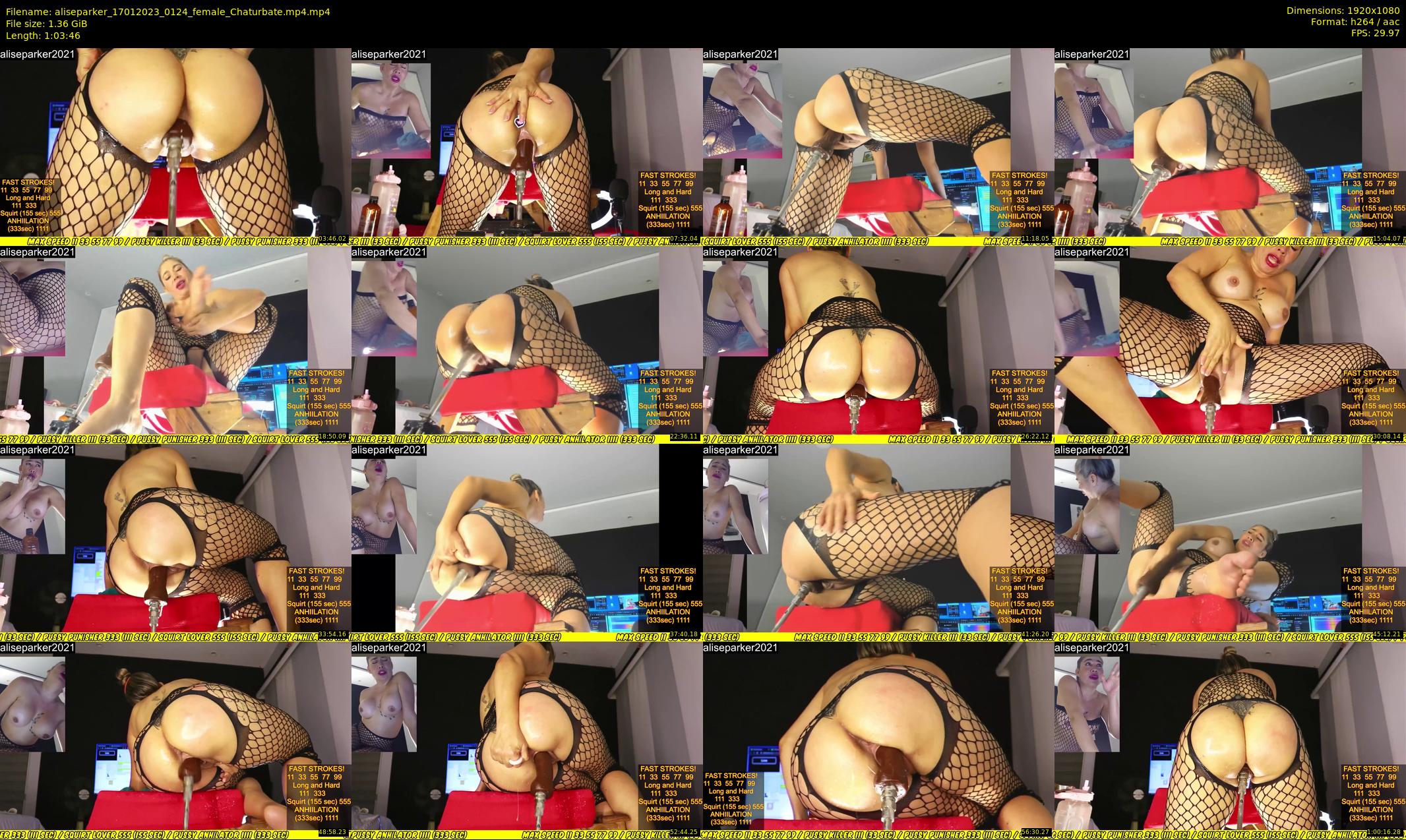 aliseparker — 64 minute Chaturbate female cam show recording, 1080p, Jan 17, 2023