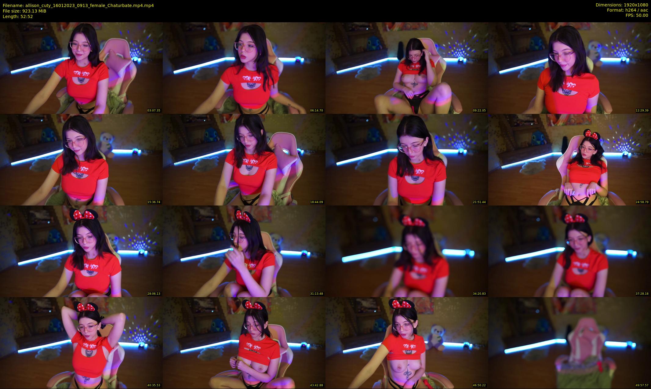 allison_cuty — 53 minute Chaturbate female cam show recording, 1080p, Jan 16, 2023
