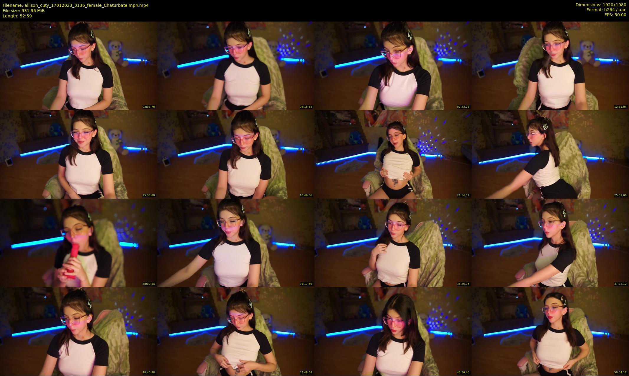 allison_cuty — 53 minute Chaturbate female cam show recording, 1080p, Jan 17, 2023