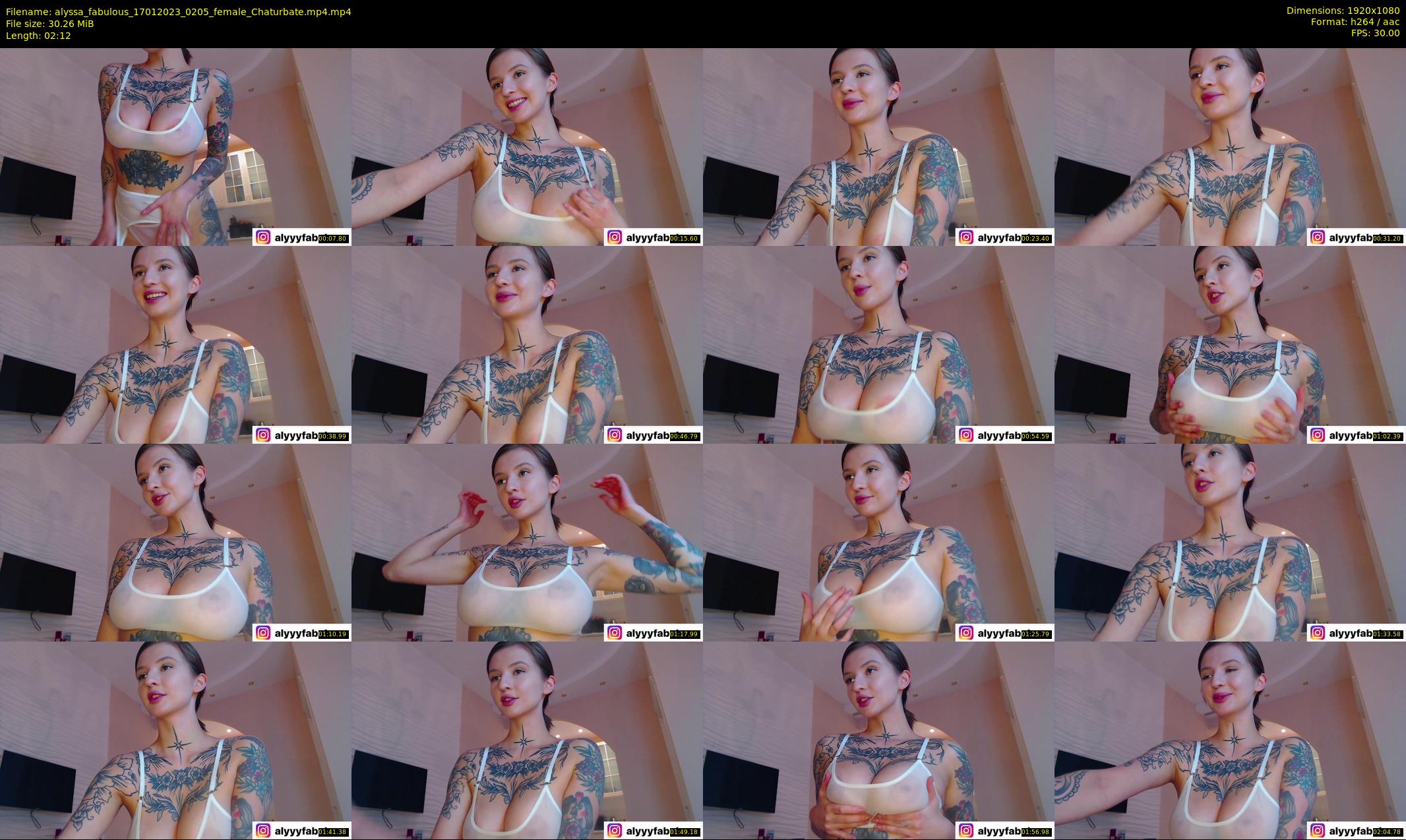 alyssa_fabulous — 3 minute Chaturbate female cam show recording, 1080p, Jan 17, 2023