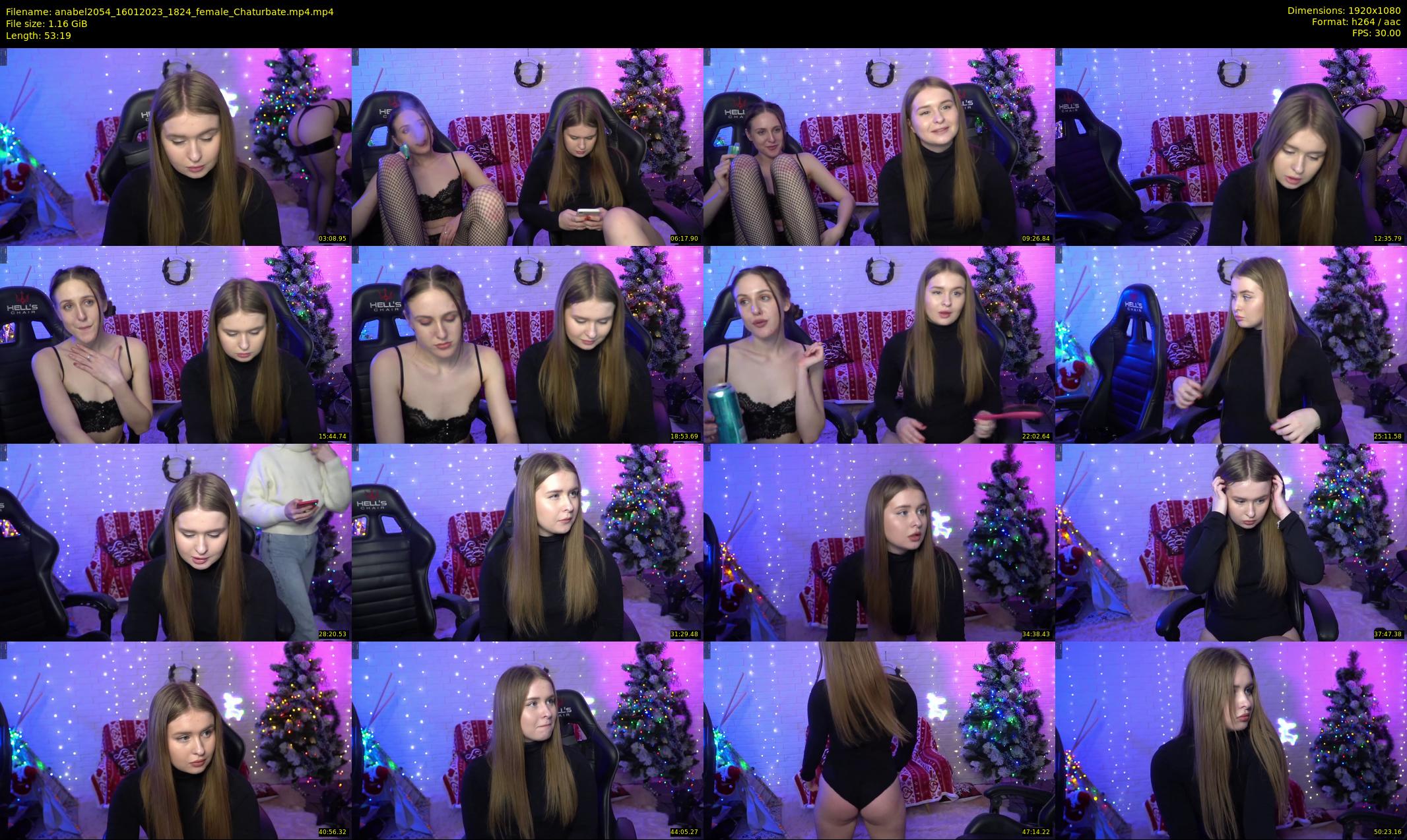 anabel2054 — 54 minute Chaturbate female cam show recording, 1080p, Jan 16, 2023