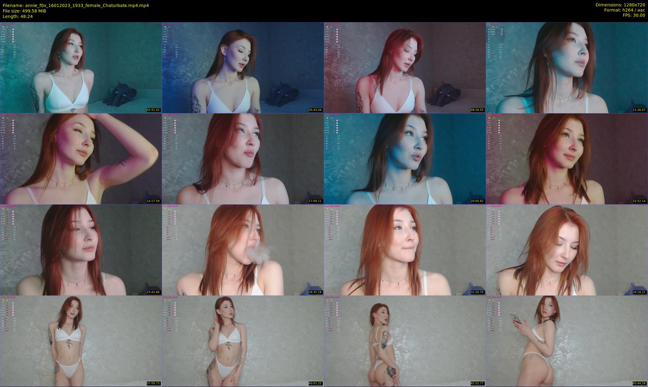 annie_f0x — 49 minute Chaturbate female cam show recording, 720p, Jan 16, 2023
