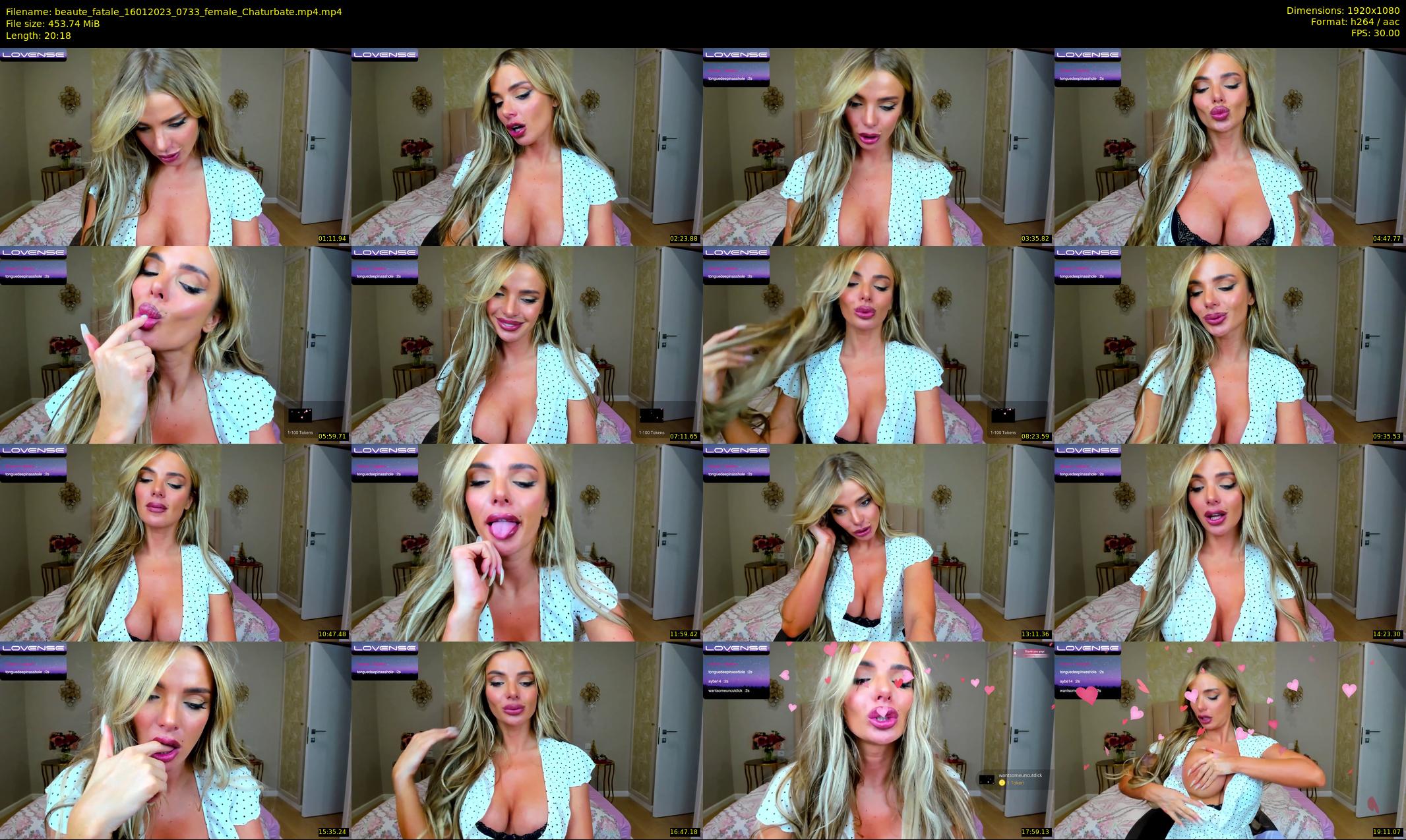 beaute_fatale — 21 minute Chaturbate female cam show recording, 1080p, Jan 16, 2023