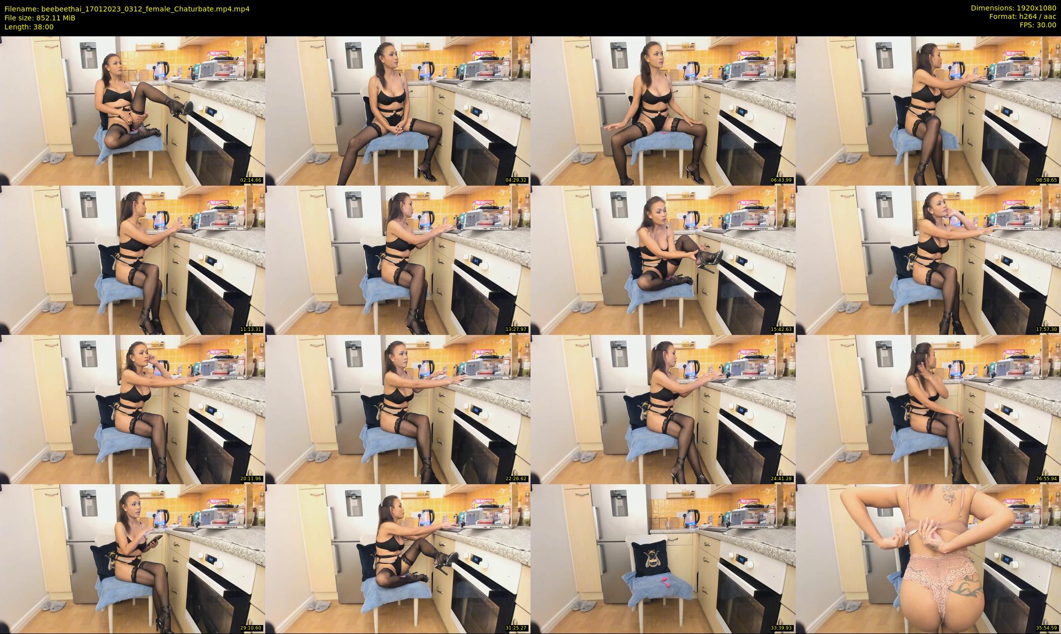 beebeethai — 38 minute Chaturbate female cam show recording, 1080p, Jan 17, 2023