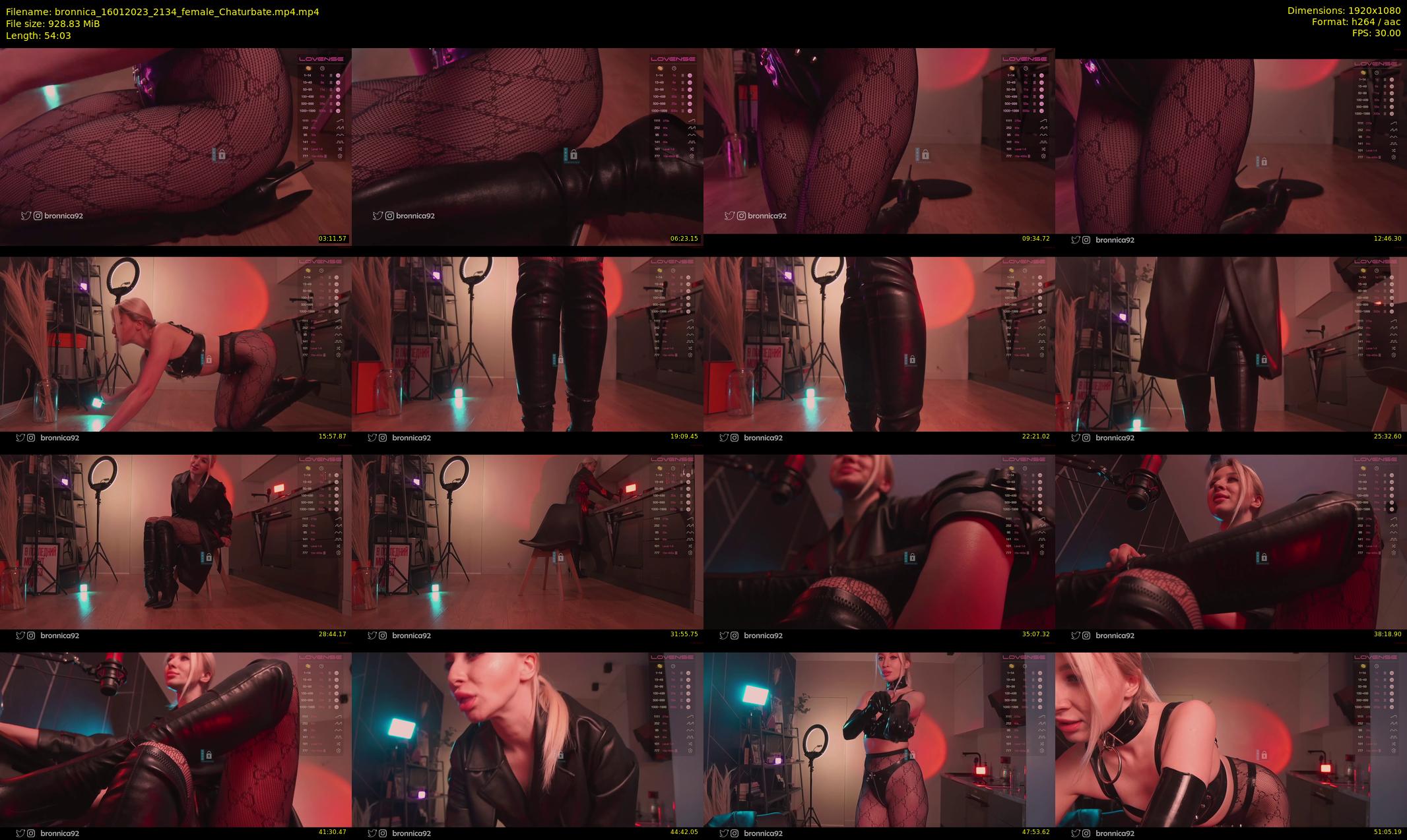 bronnica — 55 minute Chaturbate female cam show recording, 1080p, Jan 16, 2023