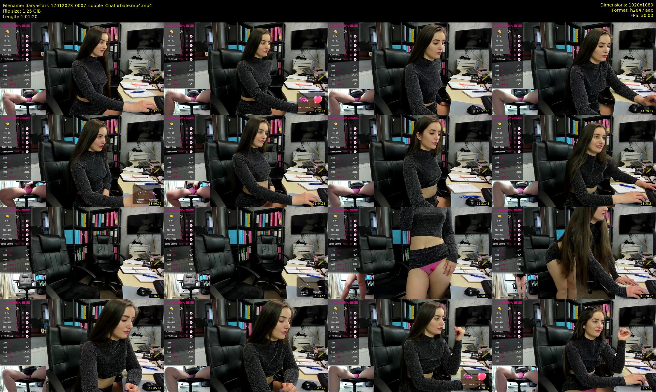daryastars — 62 minute Chaturbate couple cam show recording, 1080p, Jan 17, 2023