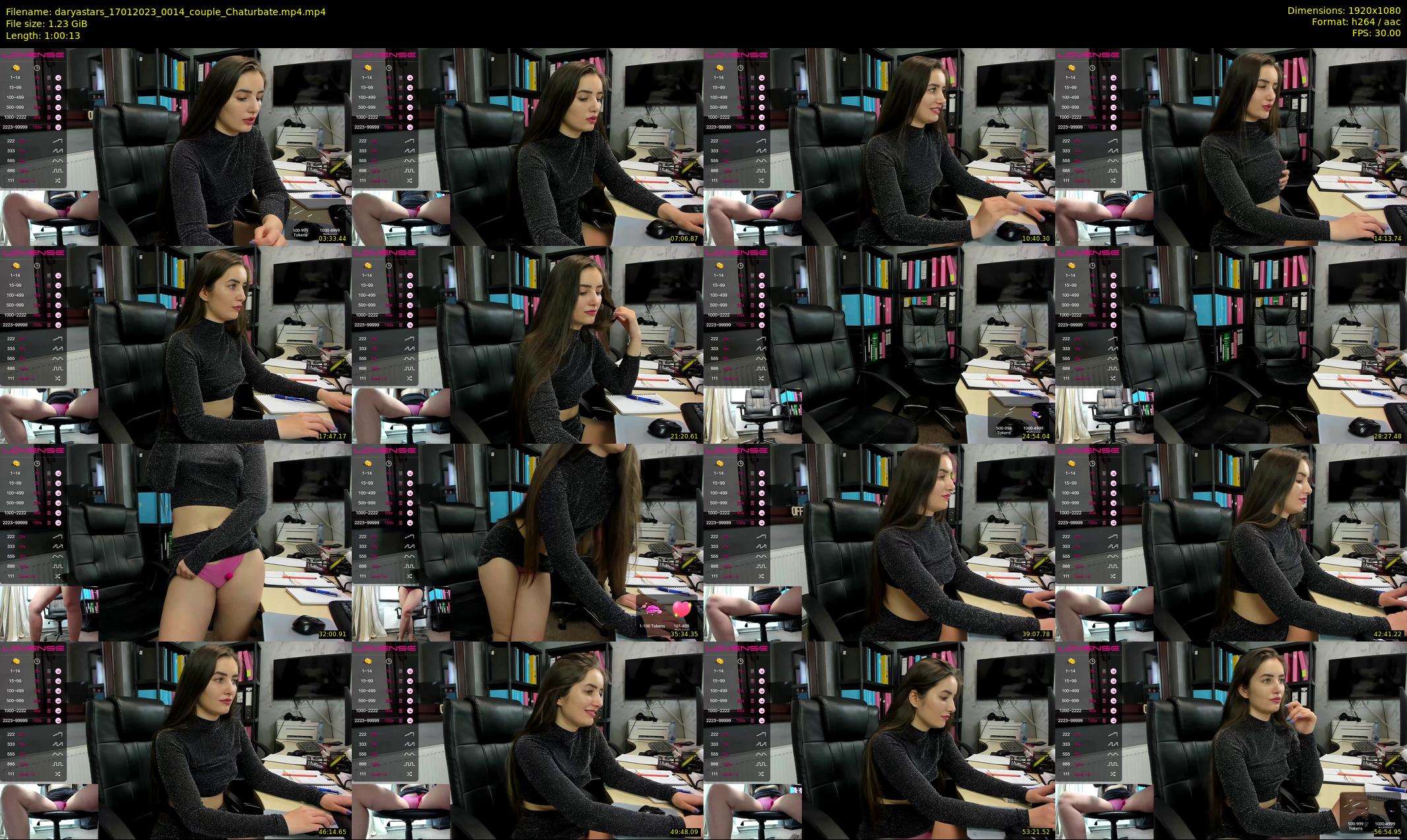 daryastars — 61 minute Chaturbate couple cam show recording, 1080p, Jan 17, 2023