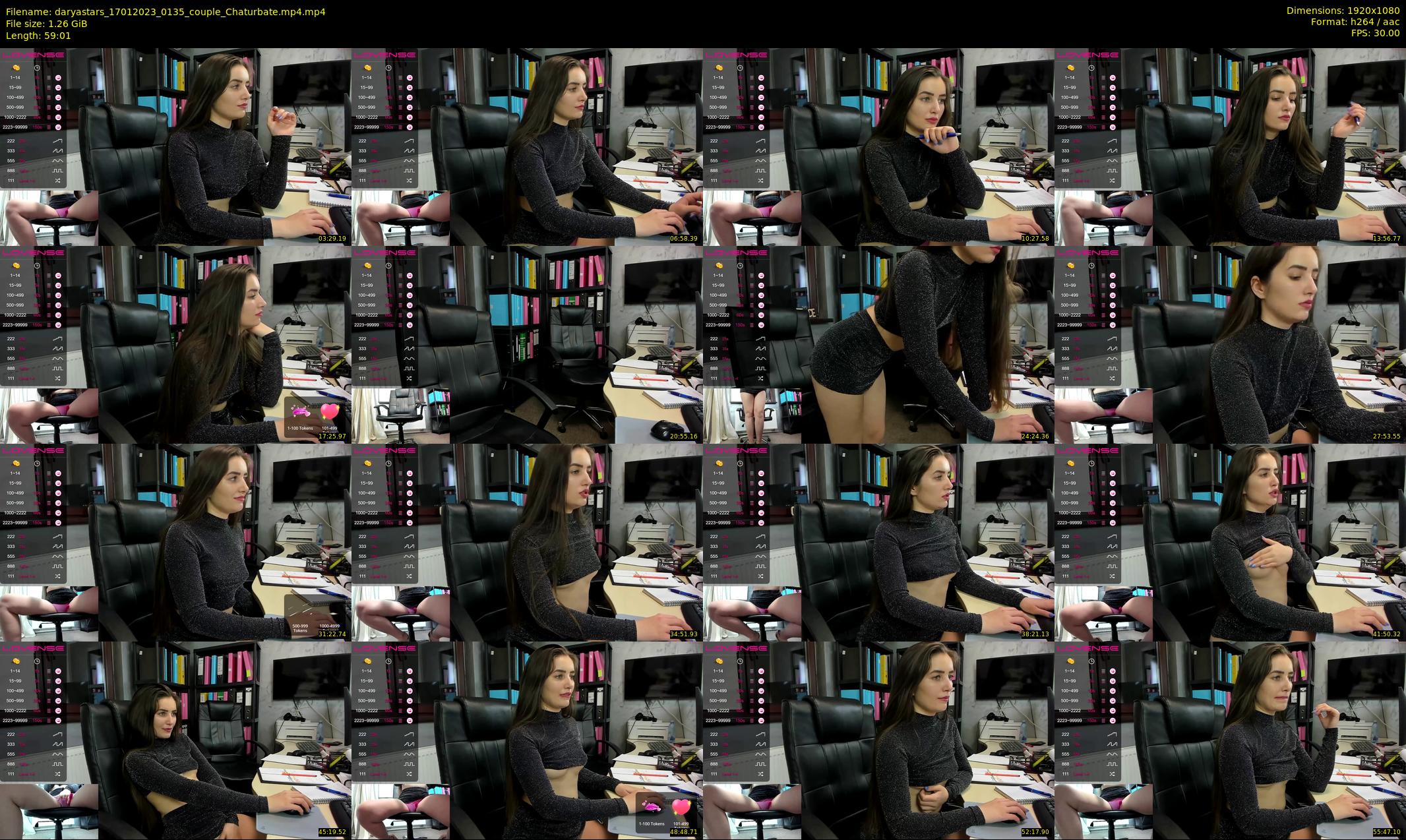 daryastars — 60 minute Chaturbate couple cam show recording, 1080p, Jan 17, 2023