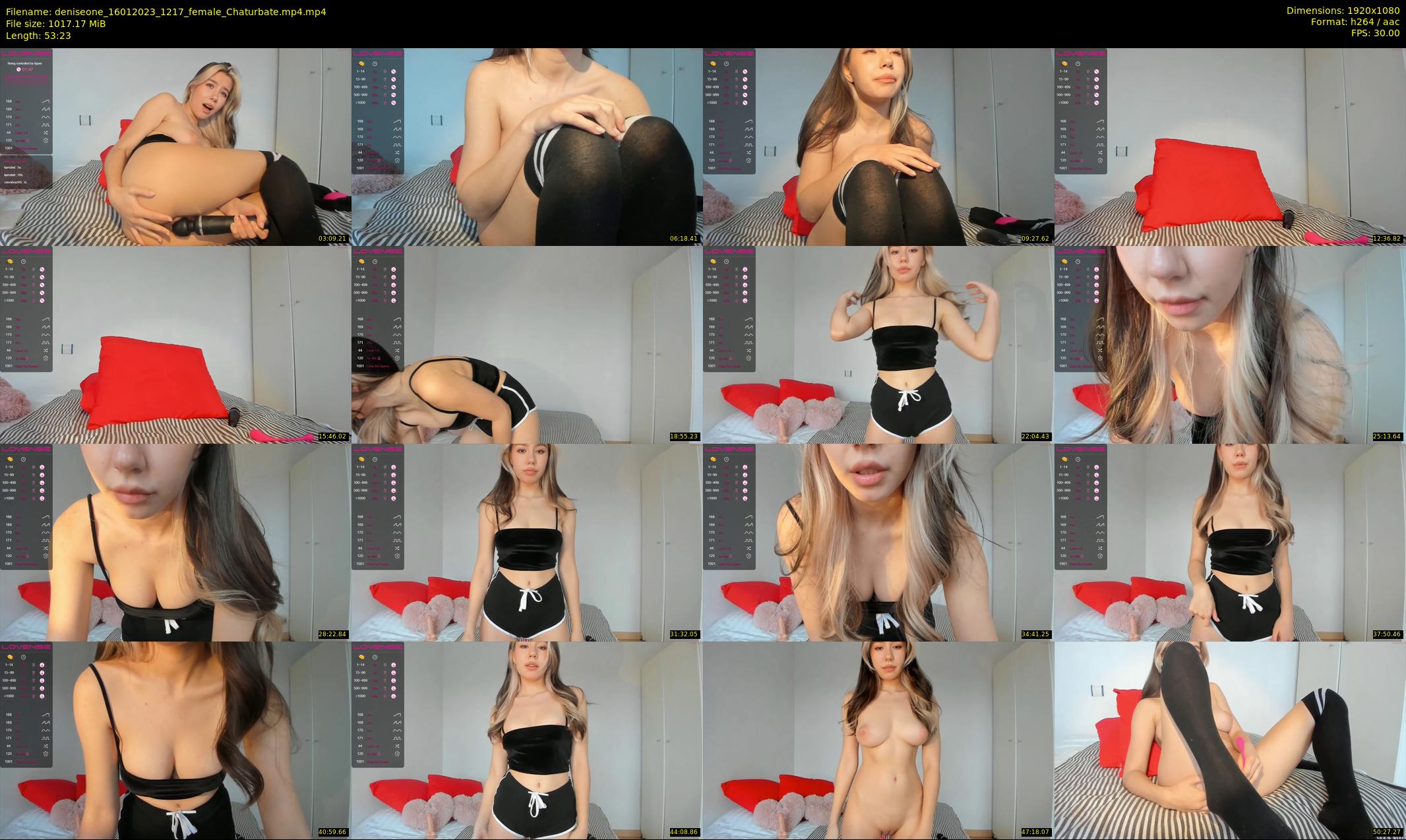deniseone — 54 minute Chaturbate female cam show recording, 1080p, Jan 16, 2023
