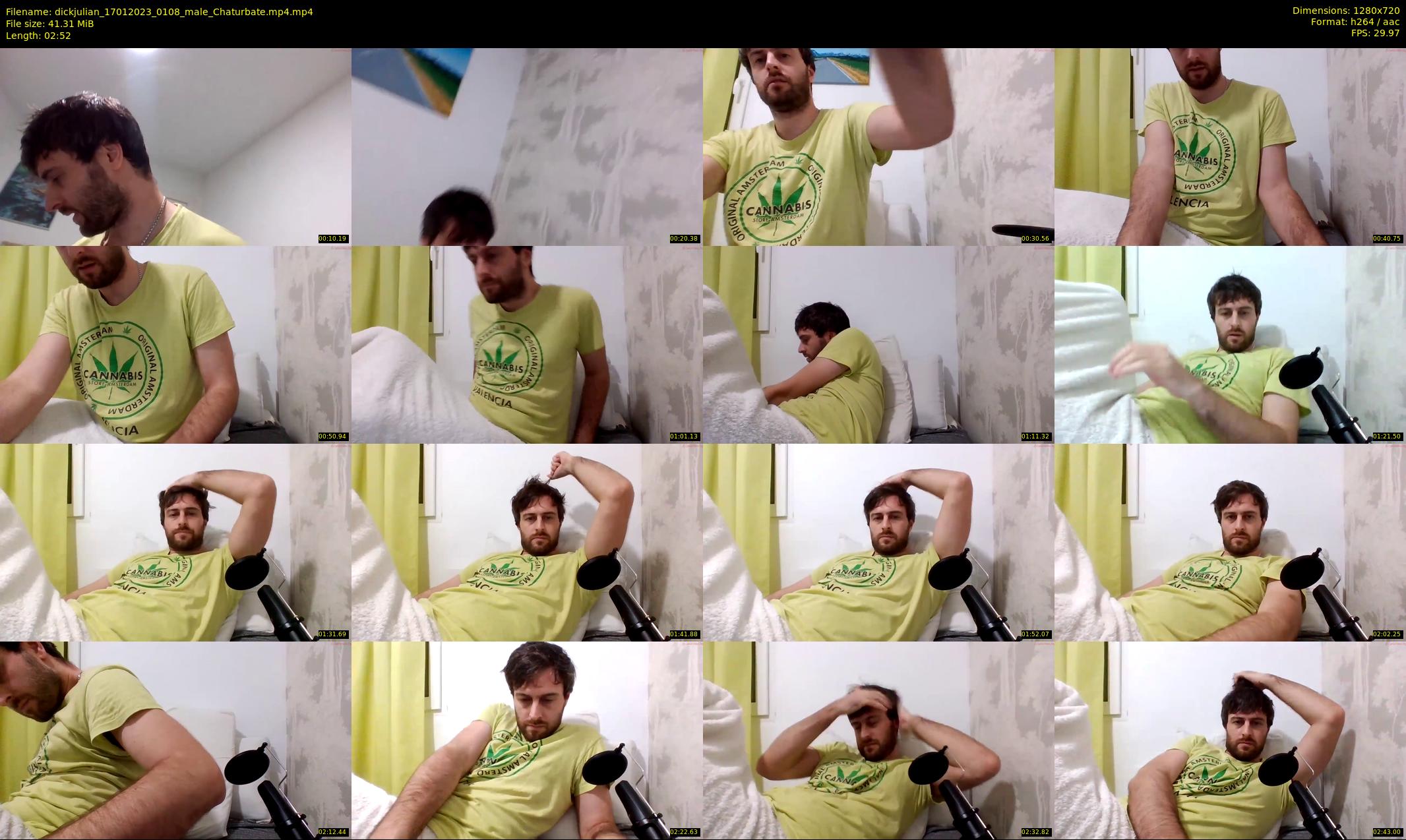 dickjulian — 3 minute Chaturbate male cam show recording, 720p, Jan 17, 2023