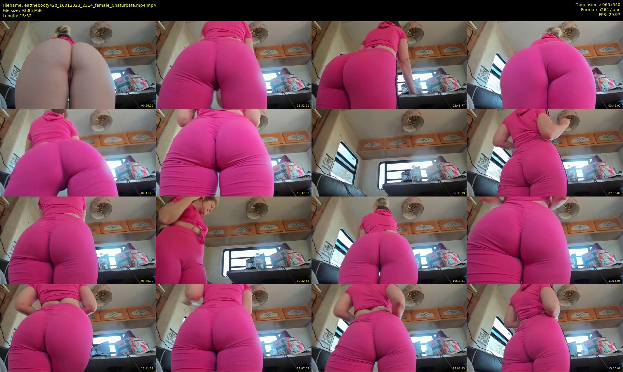 eatthebooty420 — 16 minute Chaturbate female cam show recording, 480p, Jan 16, 2023