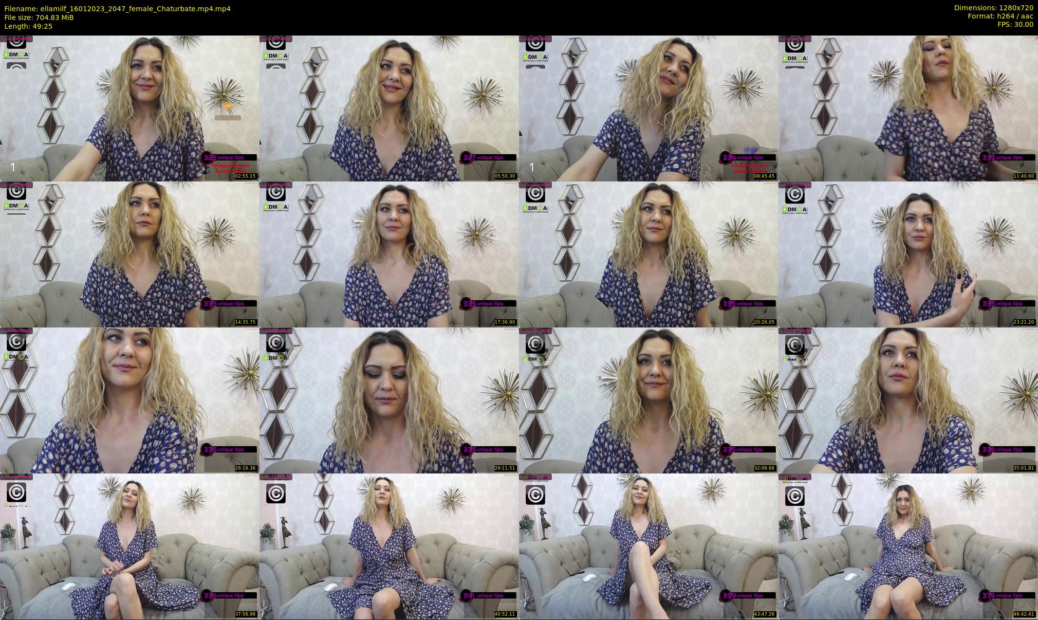 ellamilf — 50 minute Chaturbate female cam show recording, 720p, Jan 16, 2023