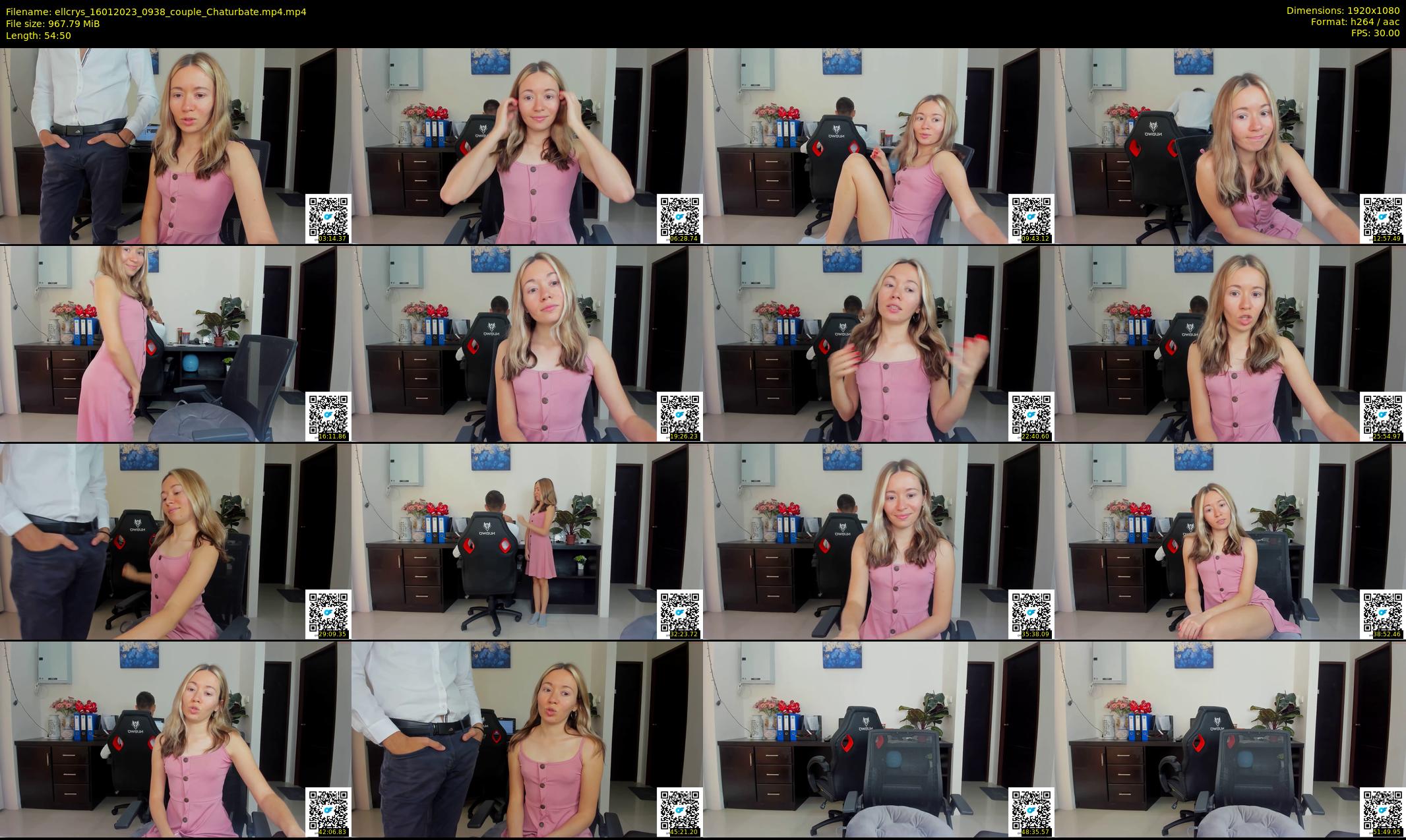 ellcrys — 55 minute Chaturbate couple cam show recording, 1080p, Jan 16, 2023