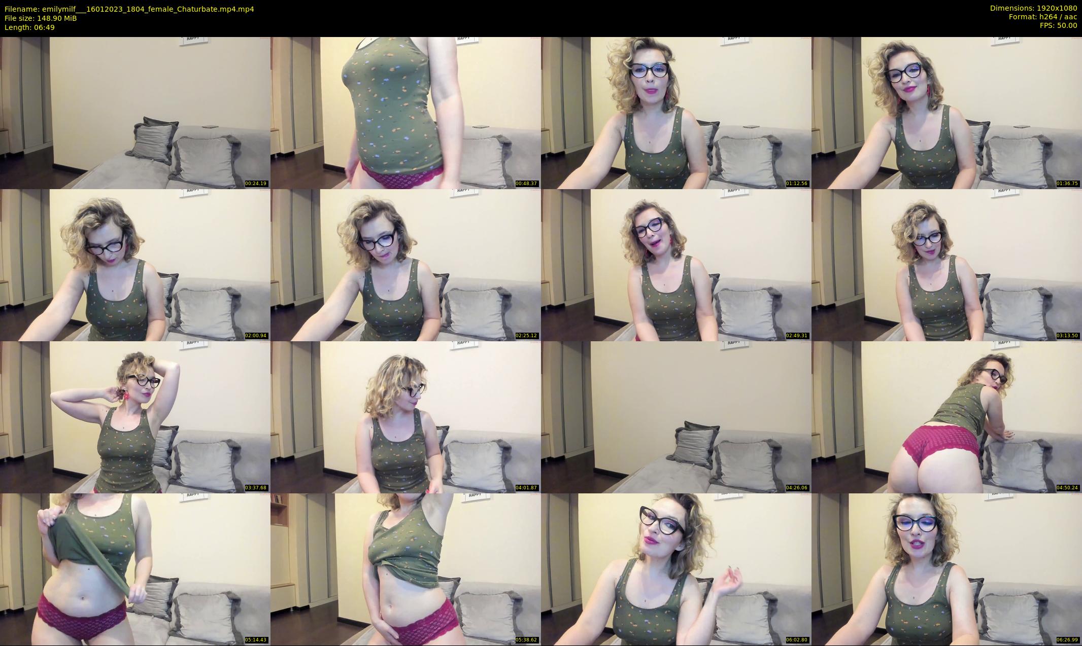 emilymilf__ — 7 minute Chaturbate female cam show recording, 1080p, Jan 16, 2023