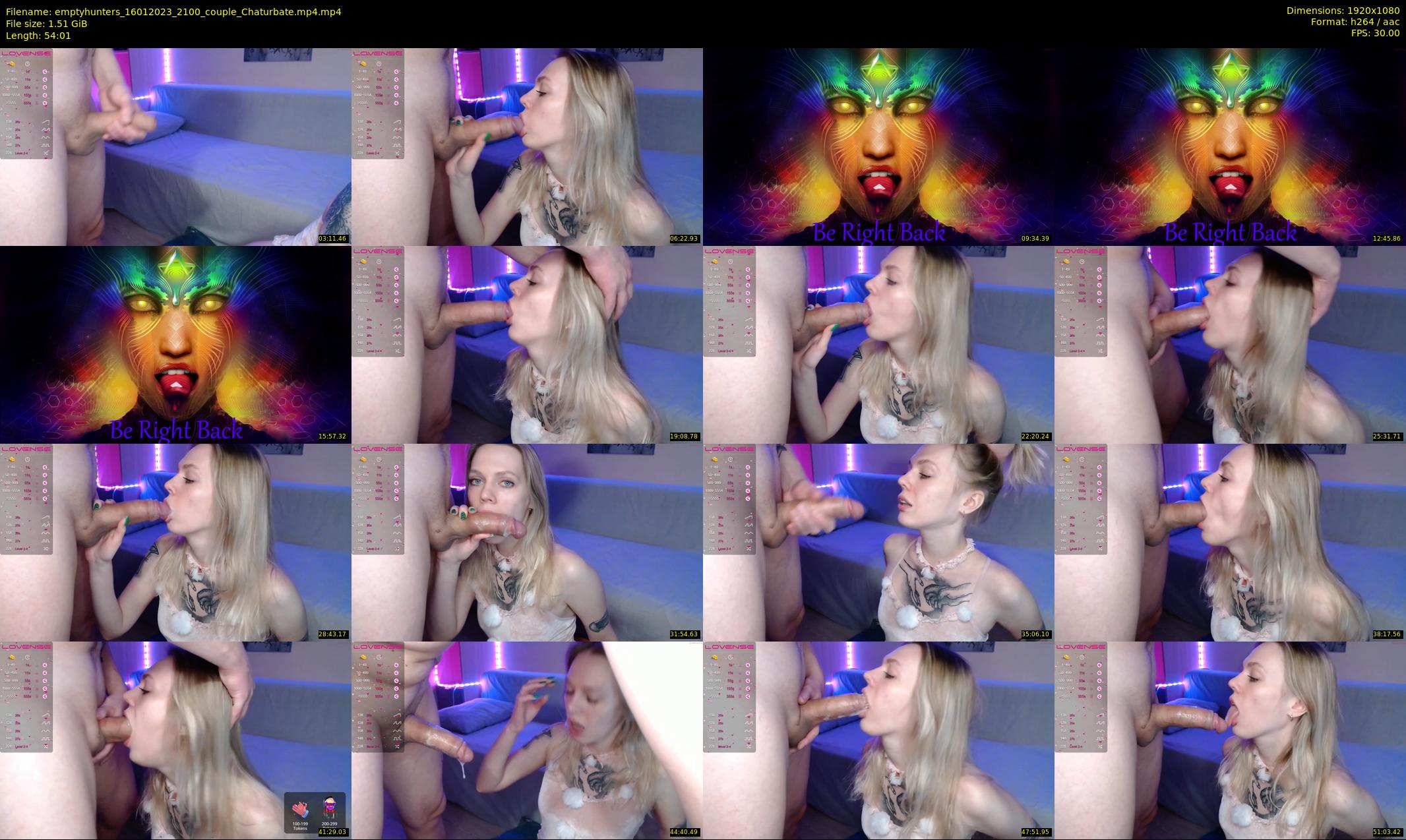 emptyhunters — 55 minute Chaturbate couple cam show recording, 1080p, Jan 16, 2023