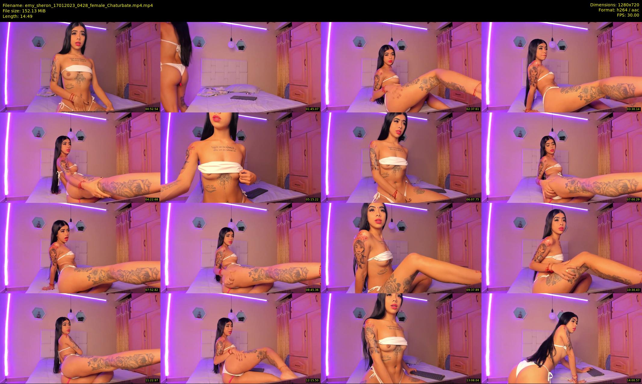 emy_sheron — 15 minute Chaturbate female cam show recording, 720p, Jan 17, 2023
