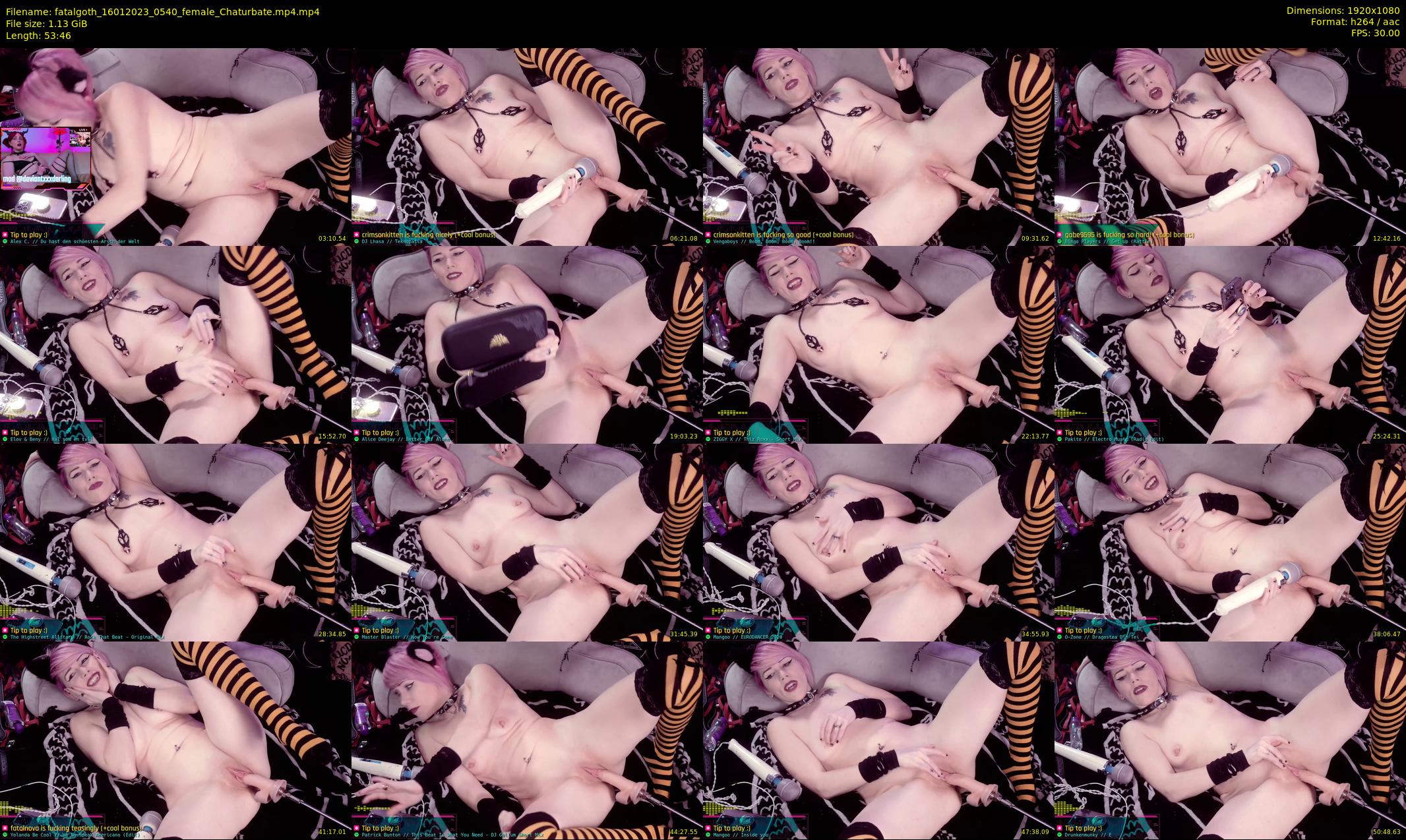 fatalgoth — 54 minute Chaturbate couple cam show recording, 1080p, Jan 16, 2023