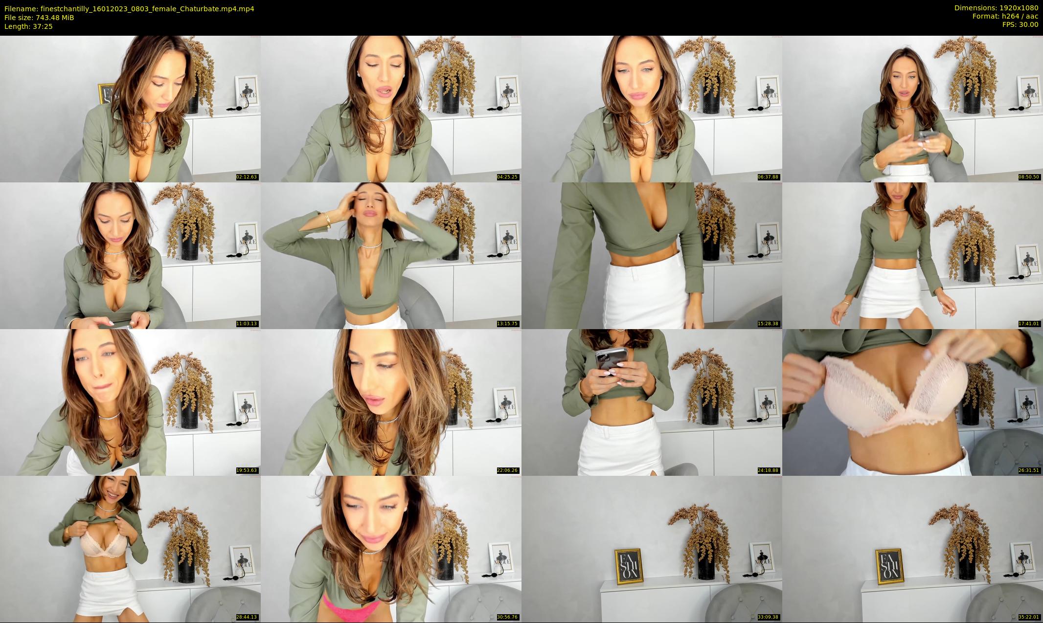 finestchantilly — 38 minute Chaturbate female cam show recording, 1080p, Jan 16, 2023