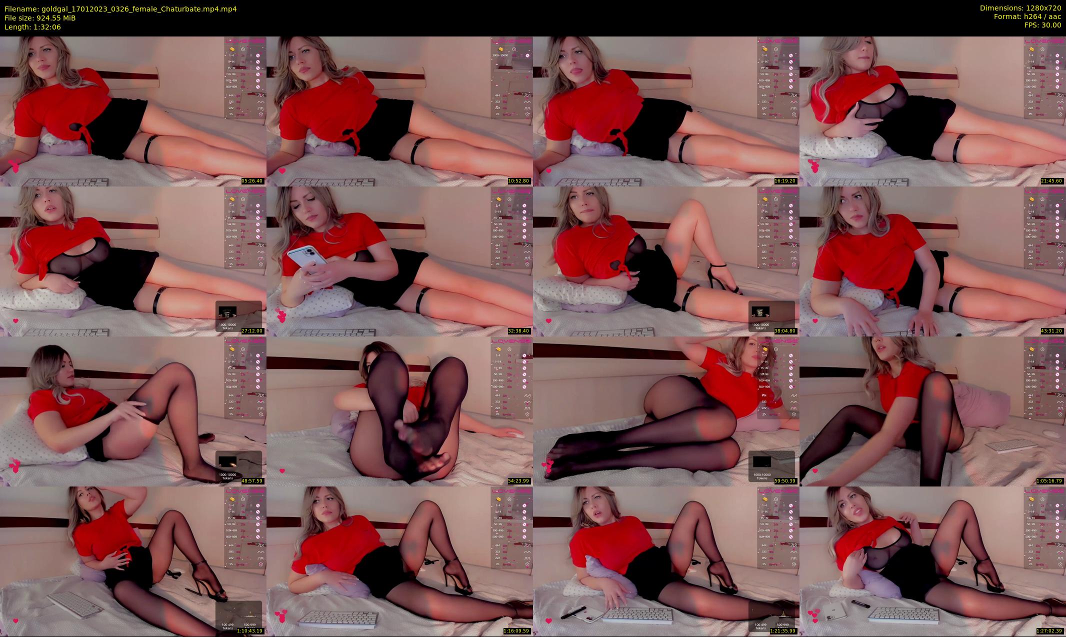 goldgal — 93 minute Chaturbate female cam show recording, 720p, Jan 17, 2023