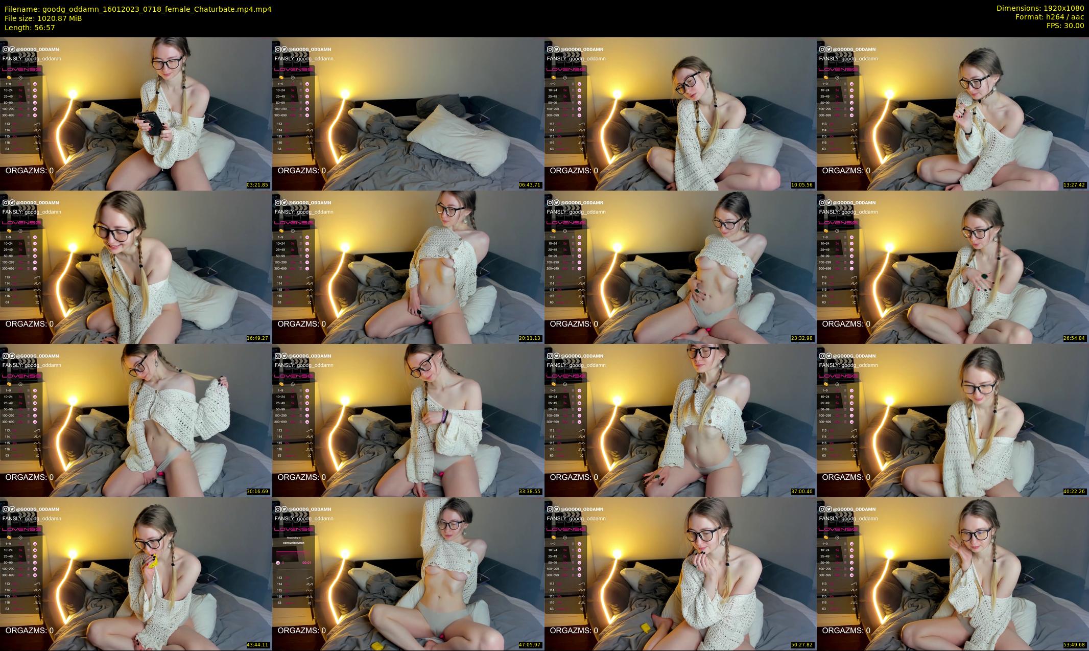 goodg_oddamn — 57 minute Chaturbate female cam show recording, 1080p, Jan 16, 2023