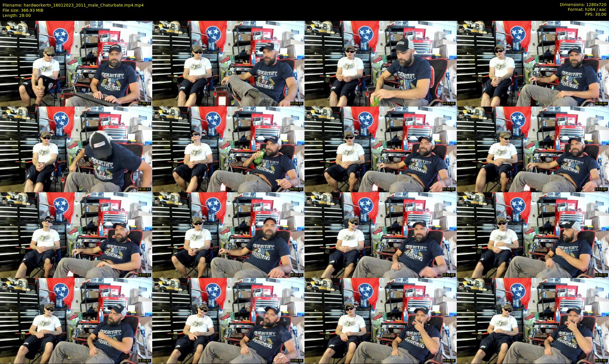hardworkertn — 28 minute Chaturbate male cam show recording, 720p, Jan 16, 2023