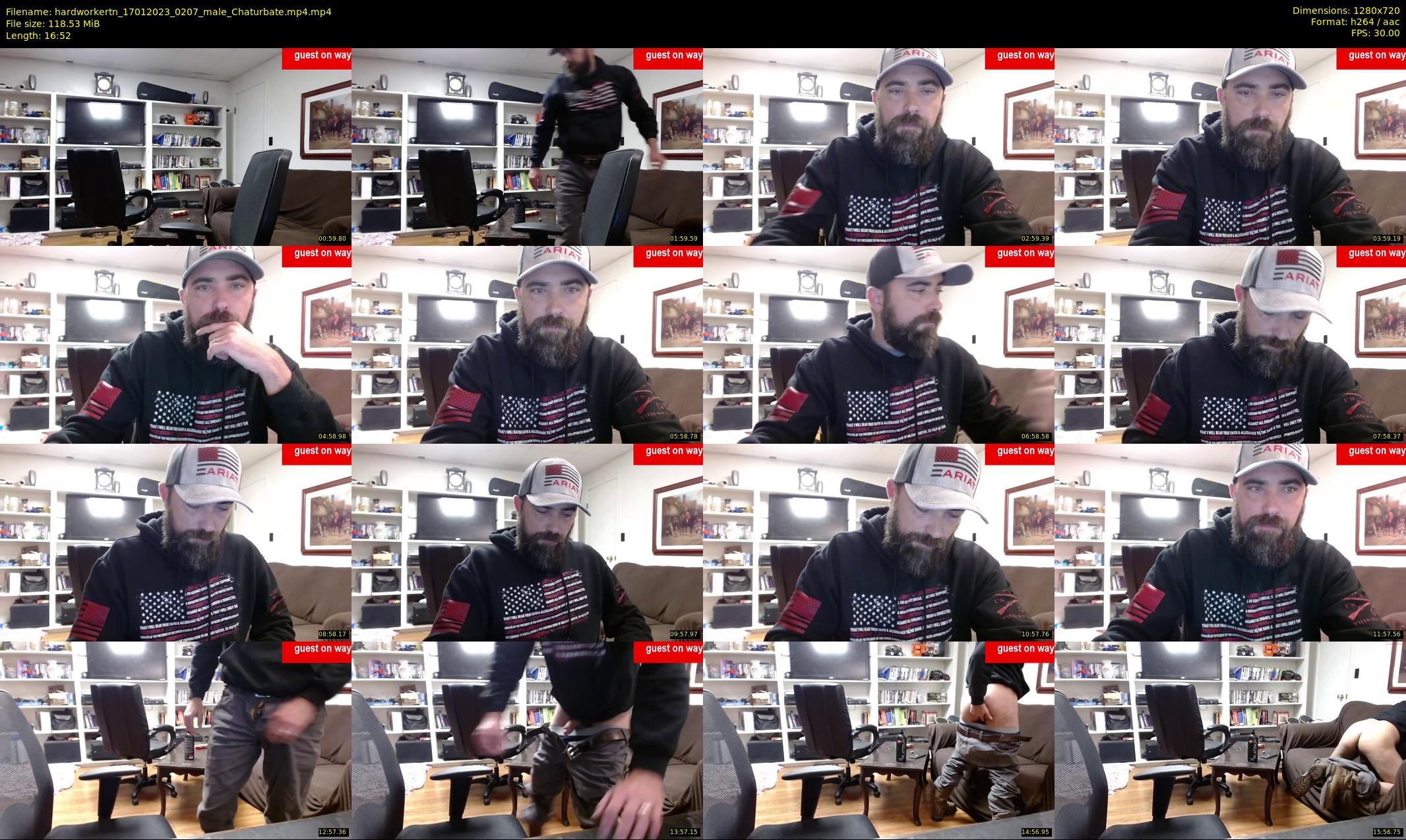 hardworkertn — 17 minute Chaturbate male cam show recording, 720p, Jan 17, 2023