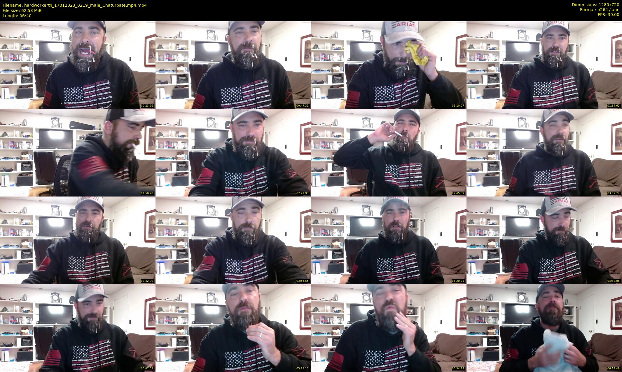hardworkertn — 7 minute Chaturbate male cam show recording, 720p, Jan 17, 2023
